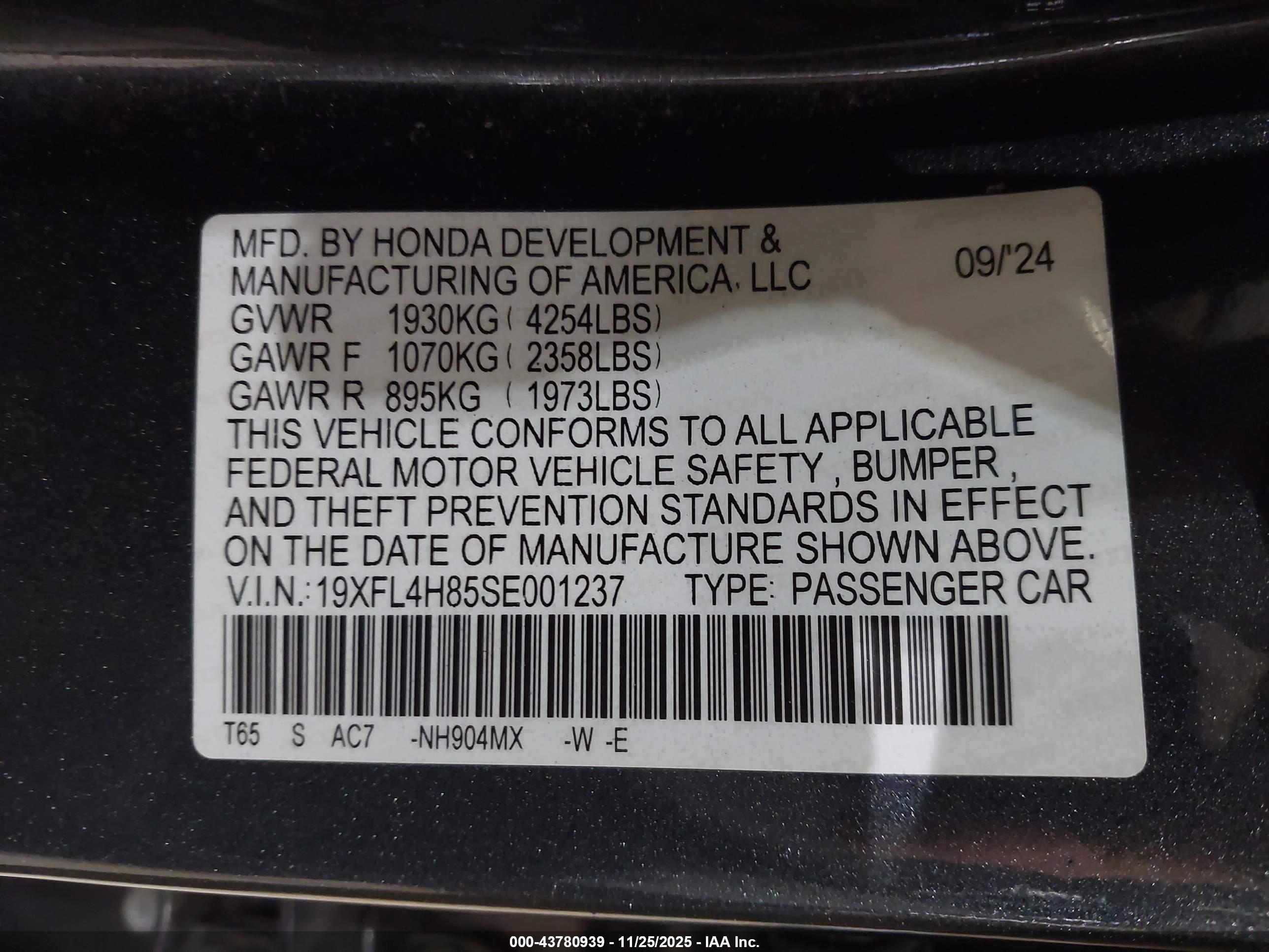 HONDA CIVIC image 9