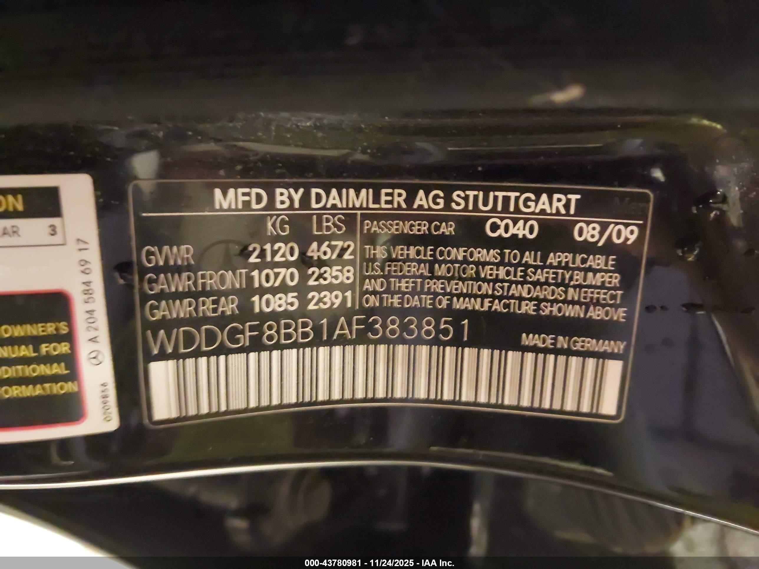 MERCEDES-BENZ C image 9