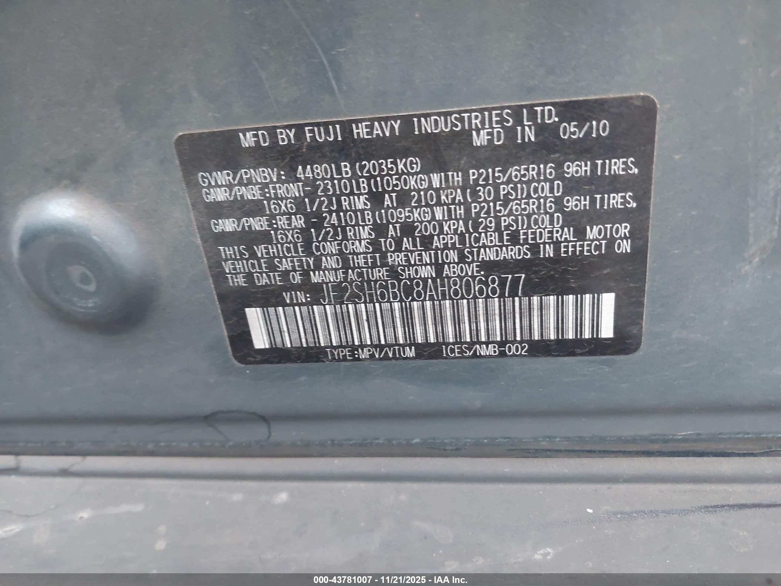 SUBARU FORESTER image 9