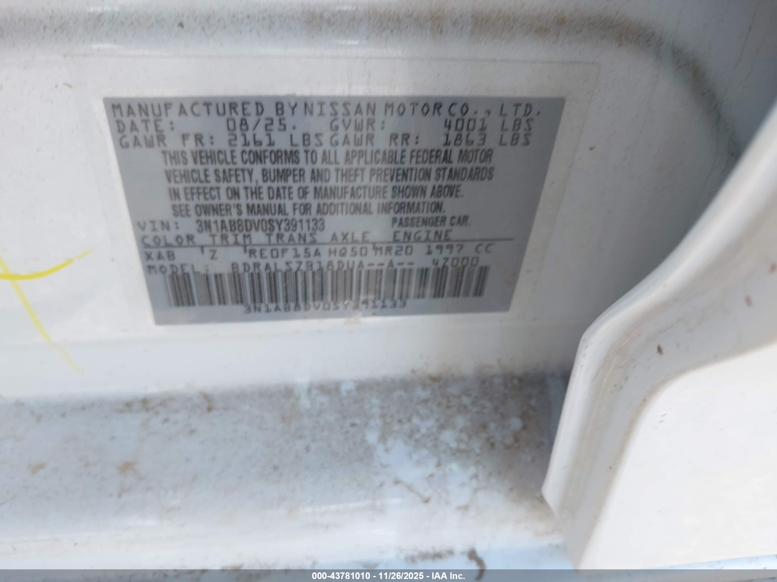 NISSAN SENTRA image 9