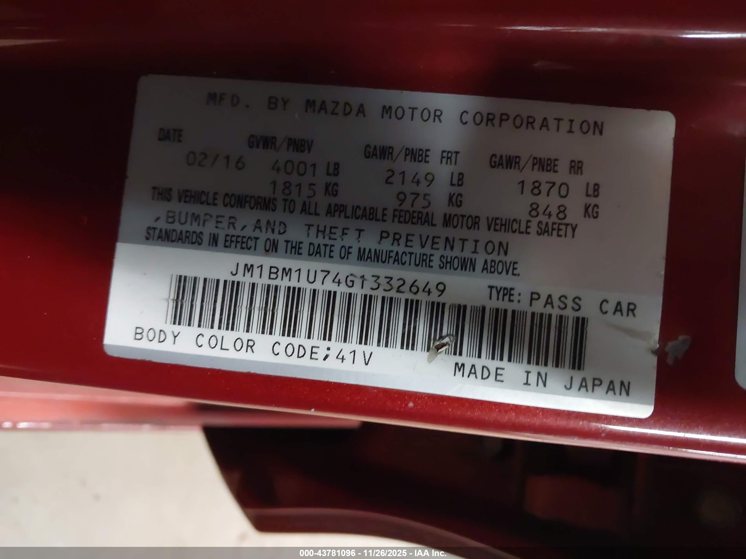 MAZDA MAZDA3 image 9