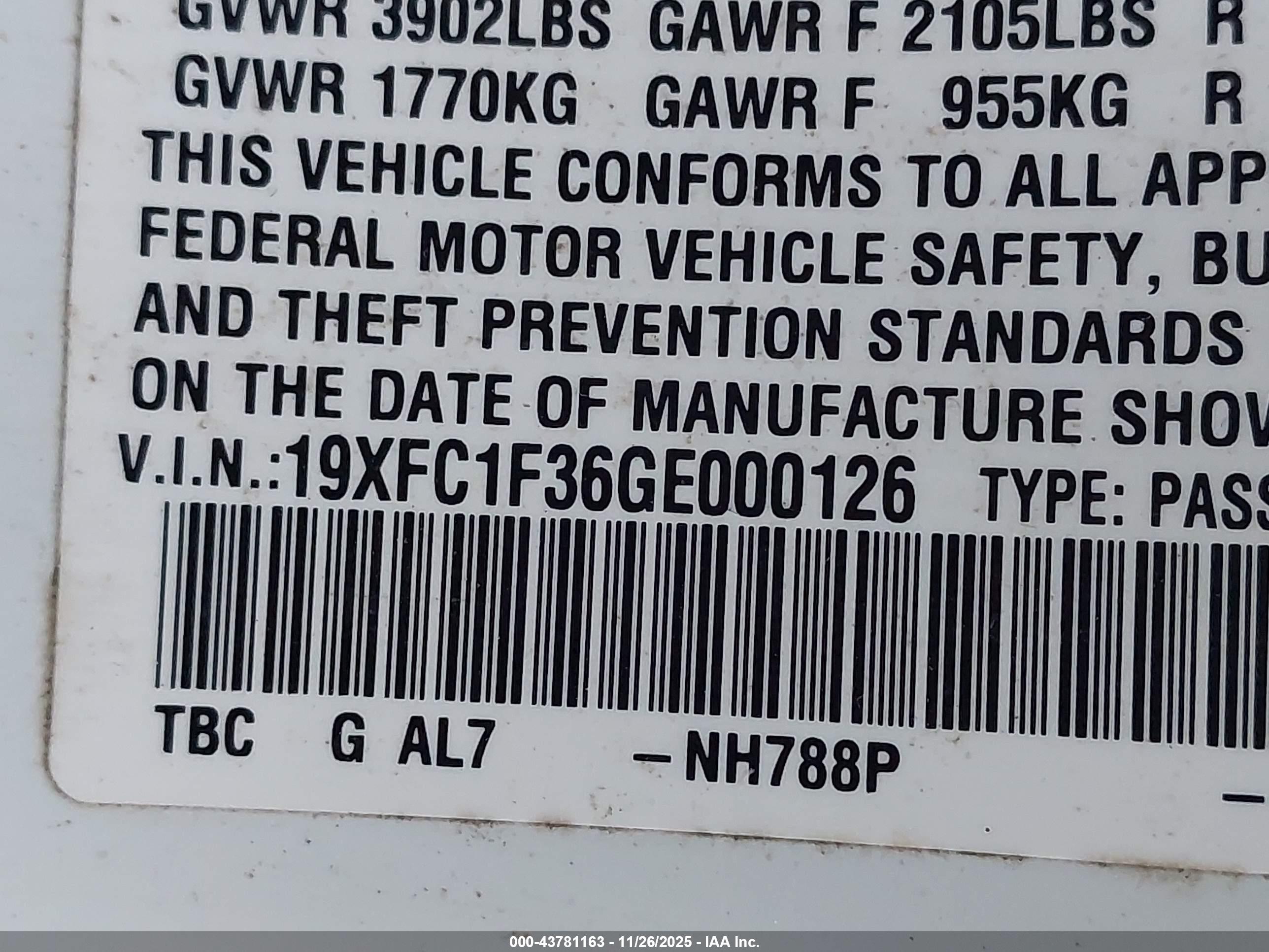HONDA CIVIC image 9