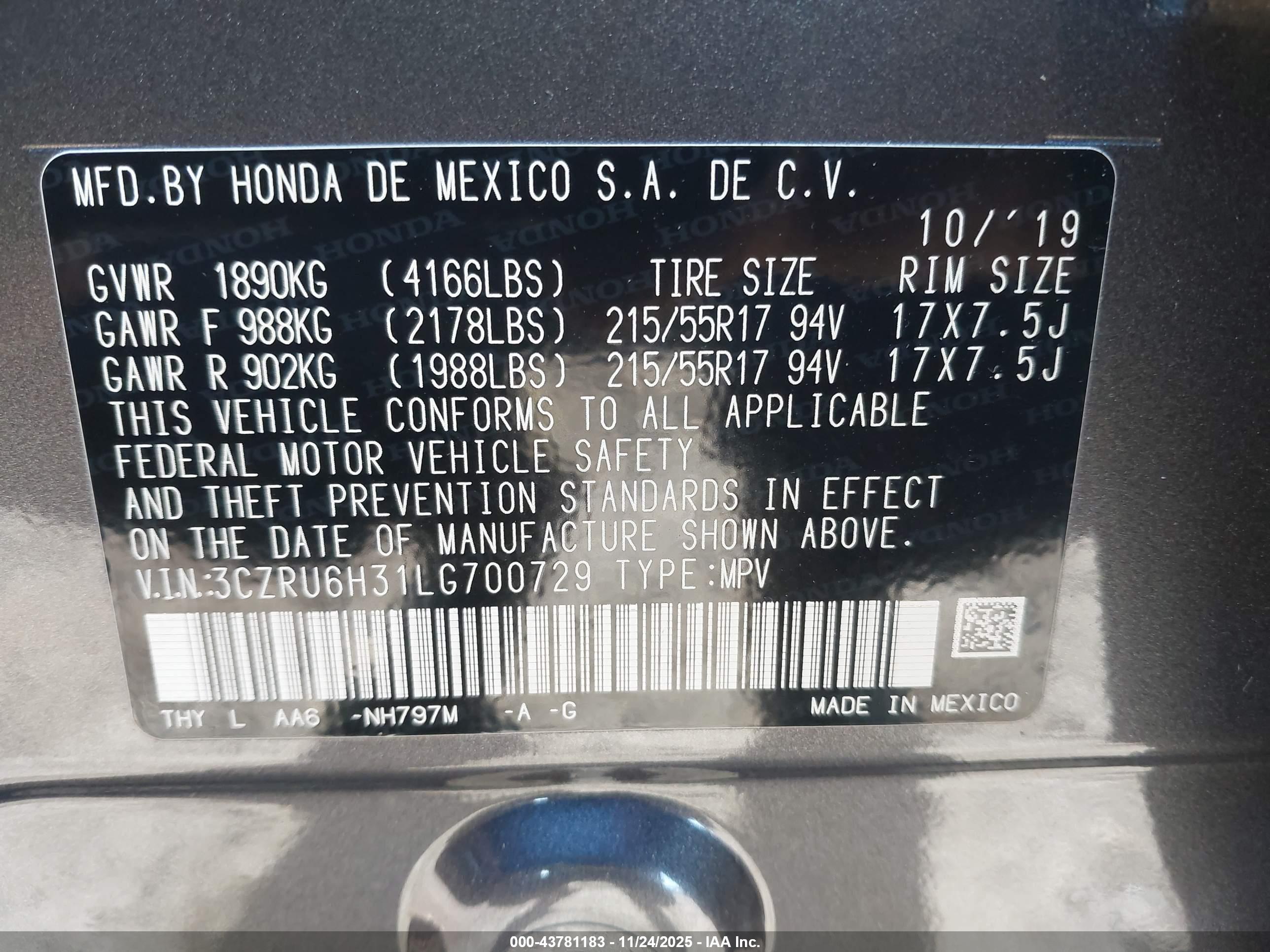 HONDA HR-V image 9