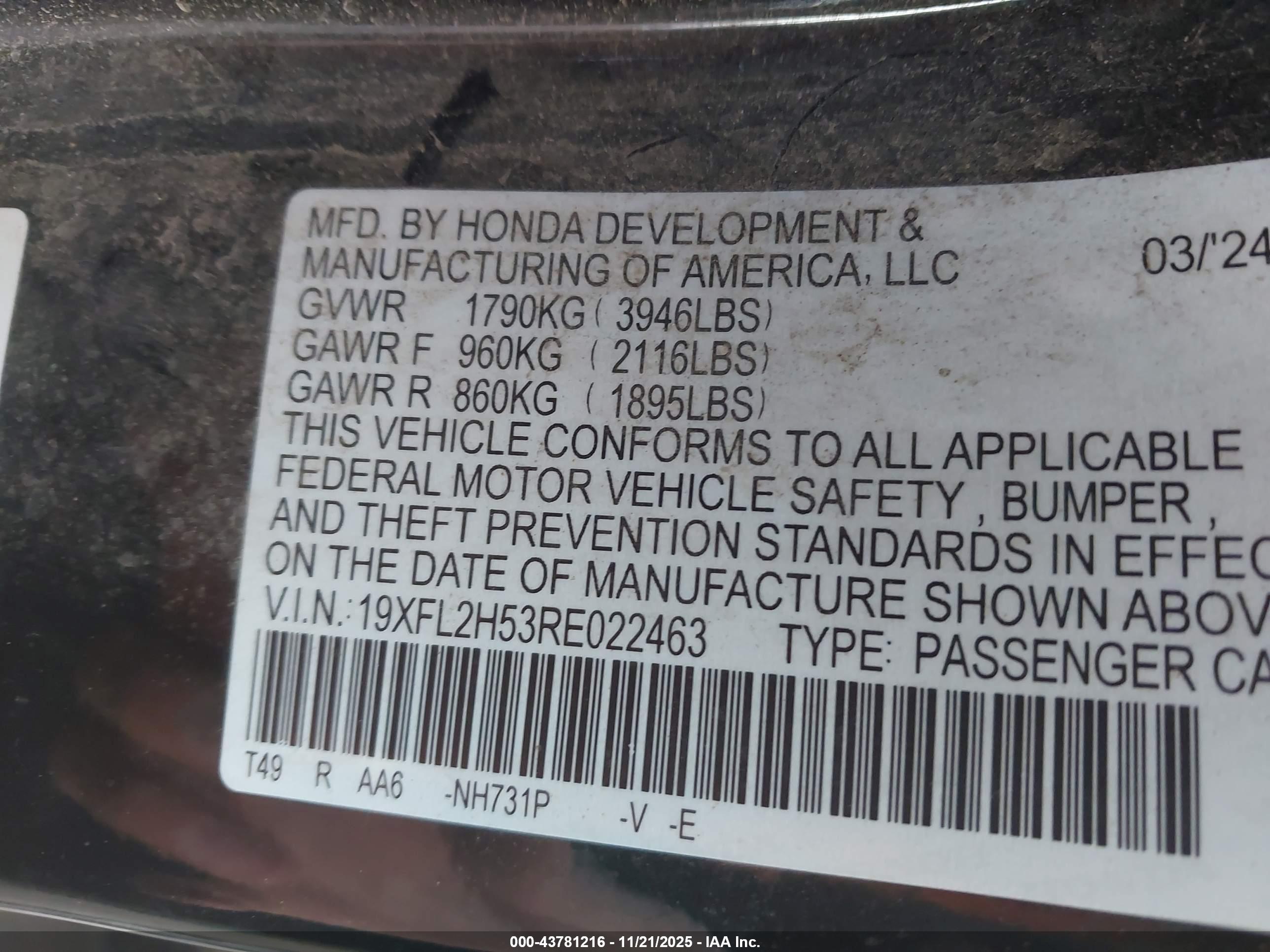 HONDA CIVIC image 9