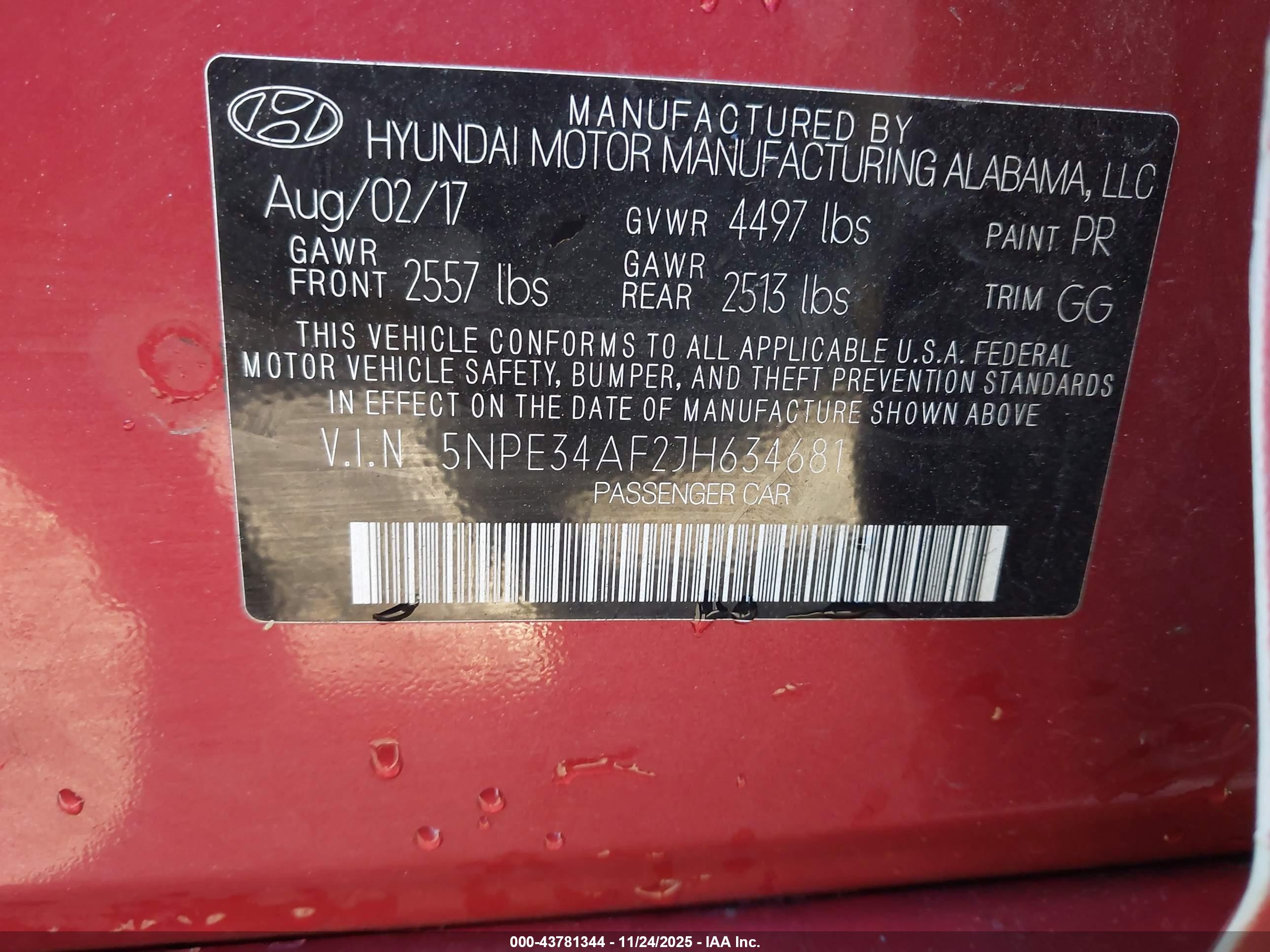 HYUNDAI SONATA image 9