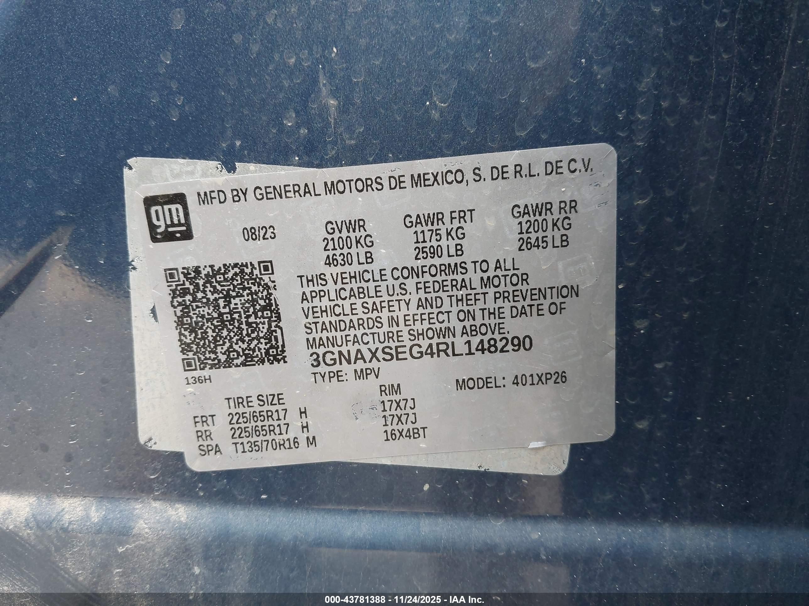CHEVROLET EQUINOX image 9