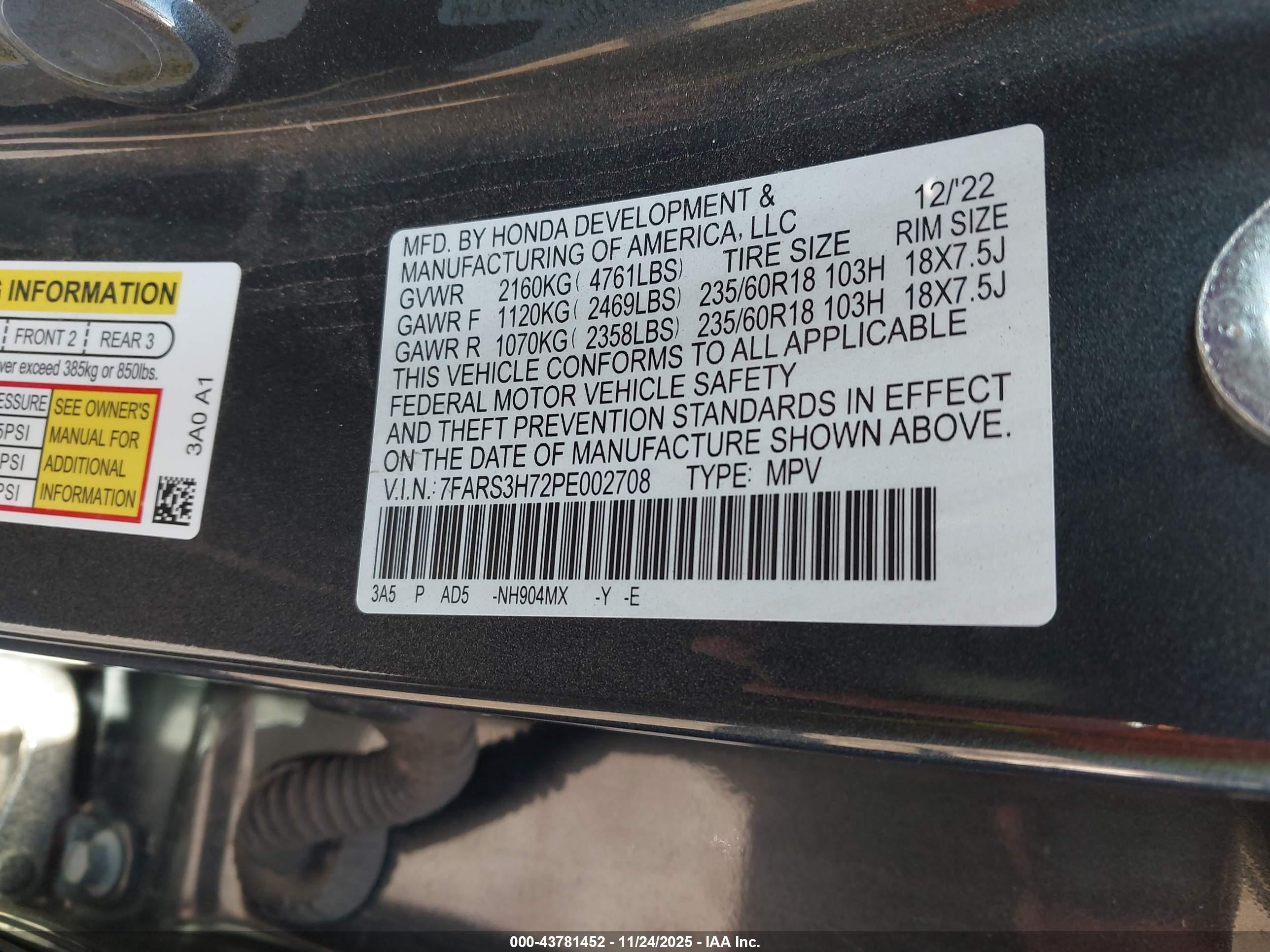 HONDA CR-V image 9