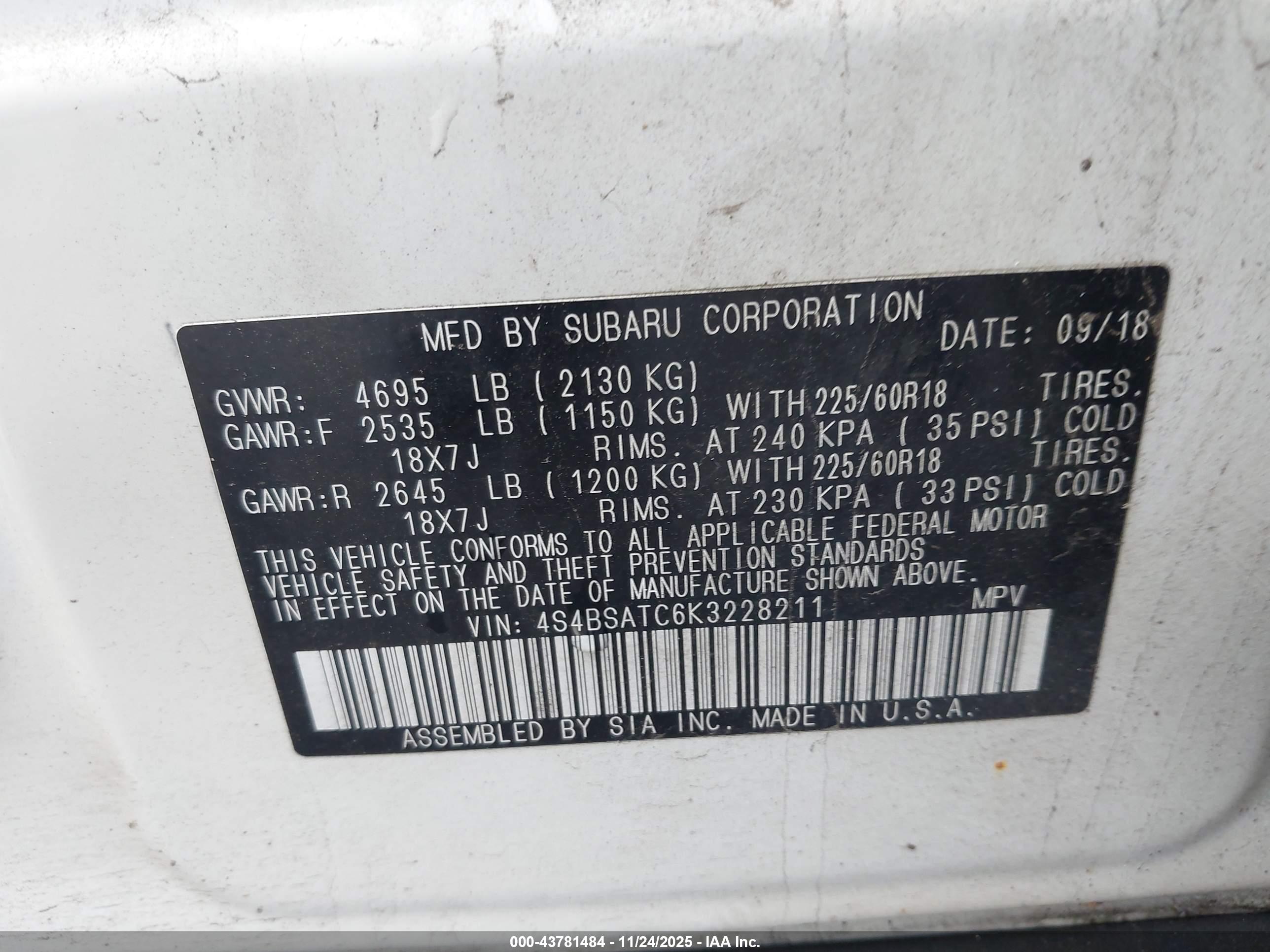 SUBARU OUTBACK image 9