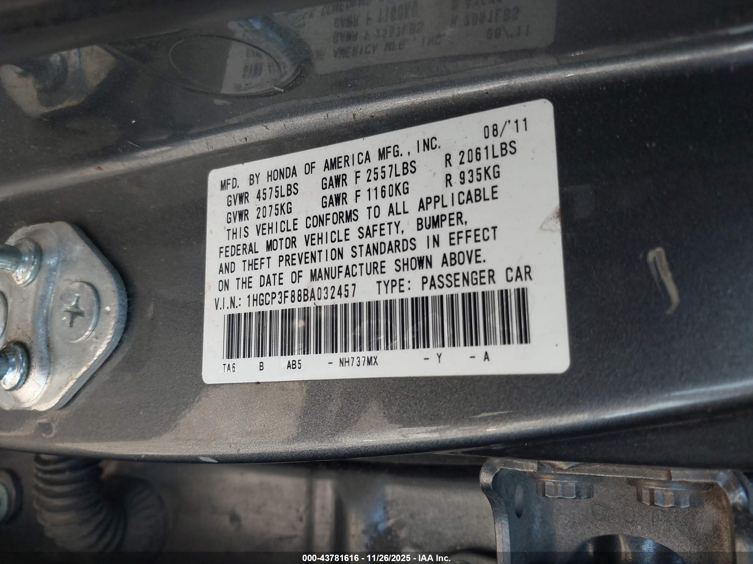 HONDA ACCORD image 9