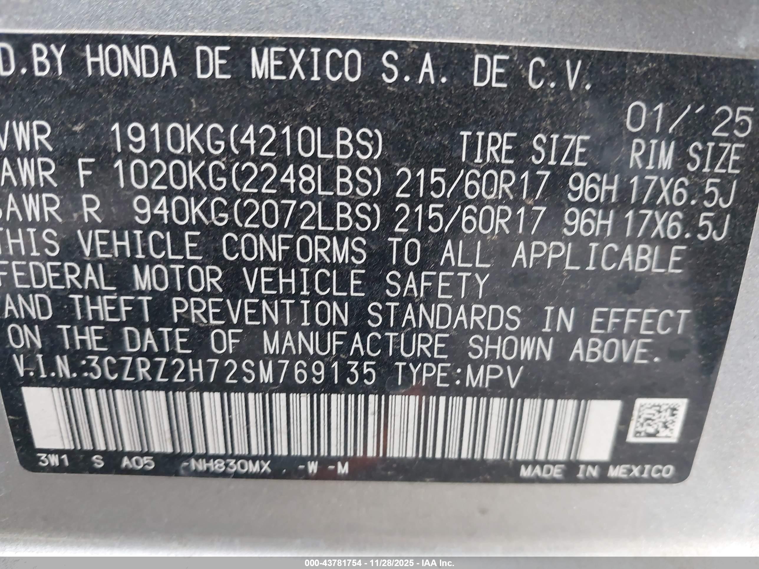 HONDA HR-V image 9