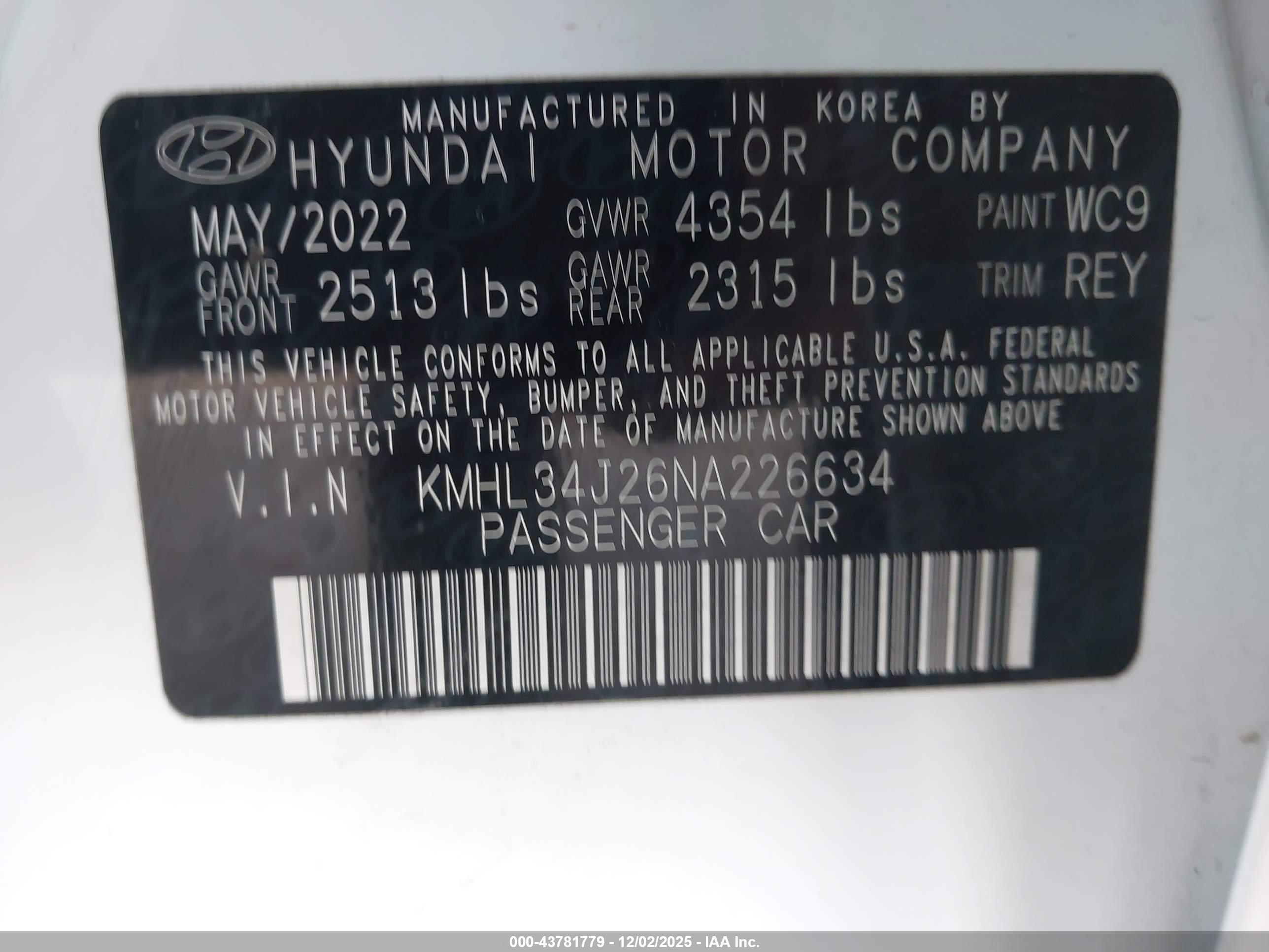 HYUNDAI SONATA image 9
