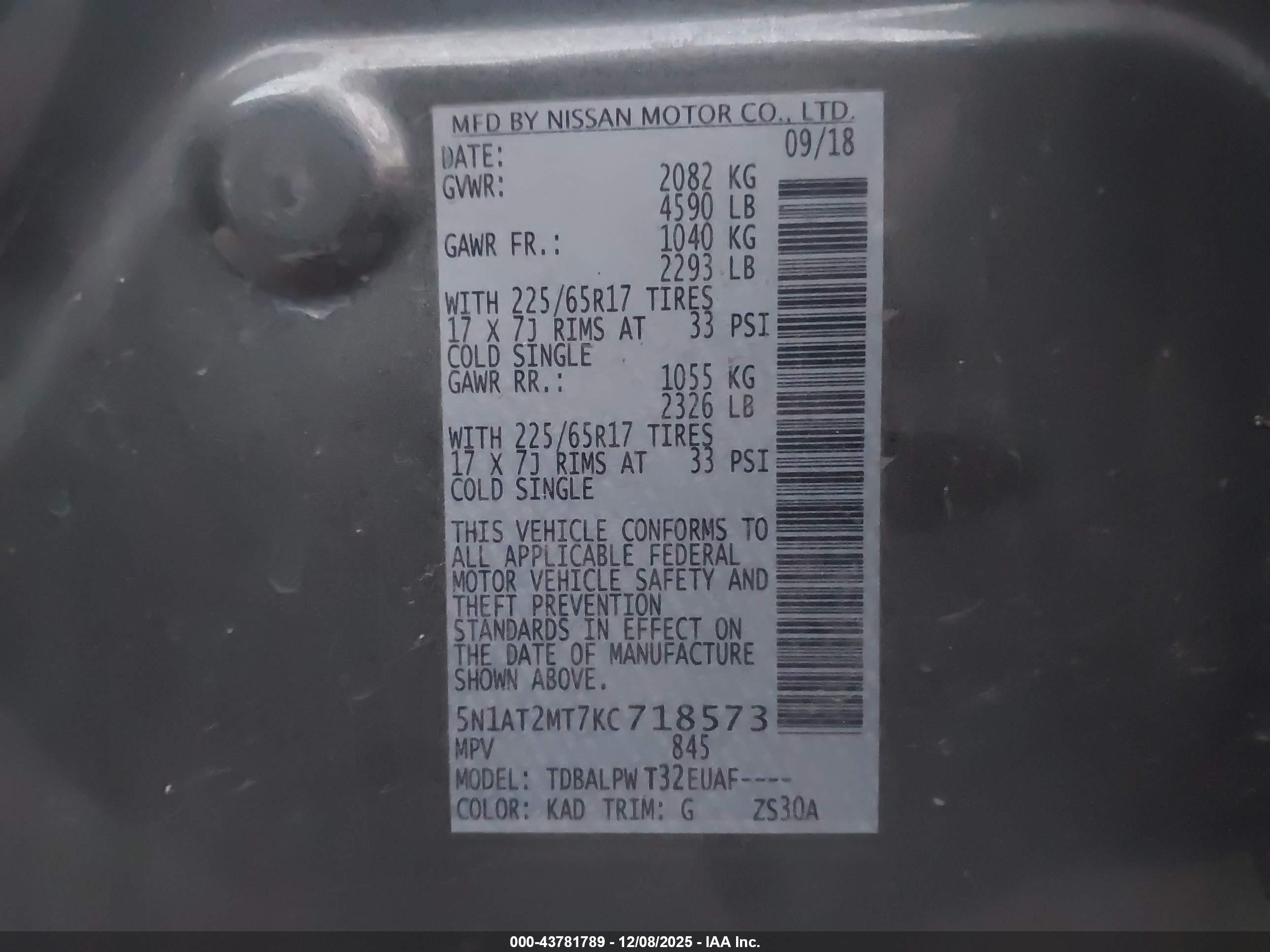 NISSAN ROGUE image 9