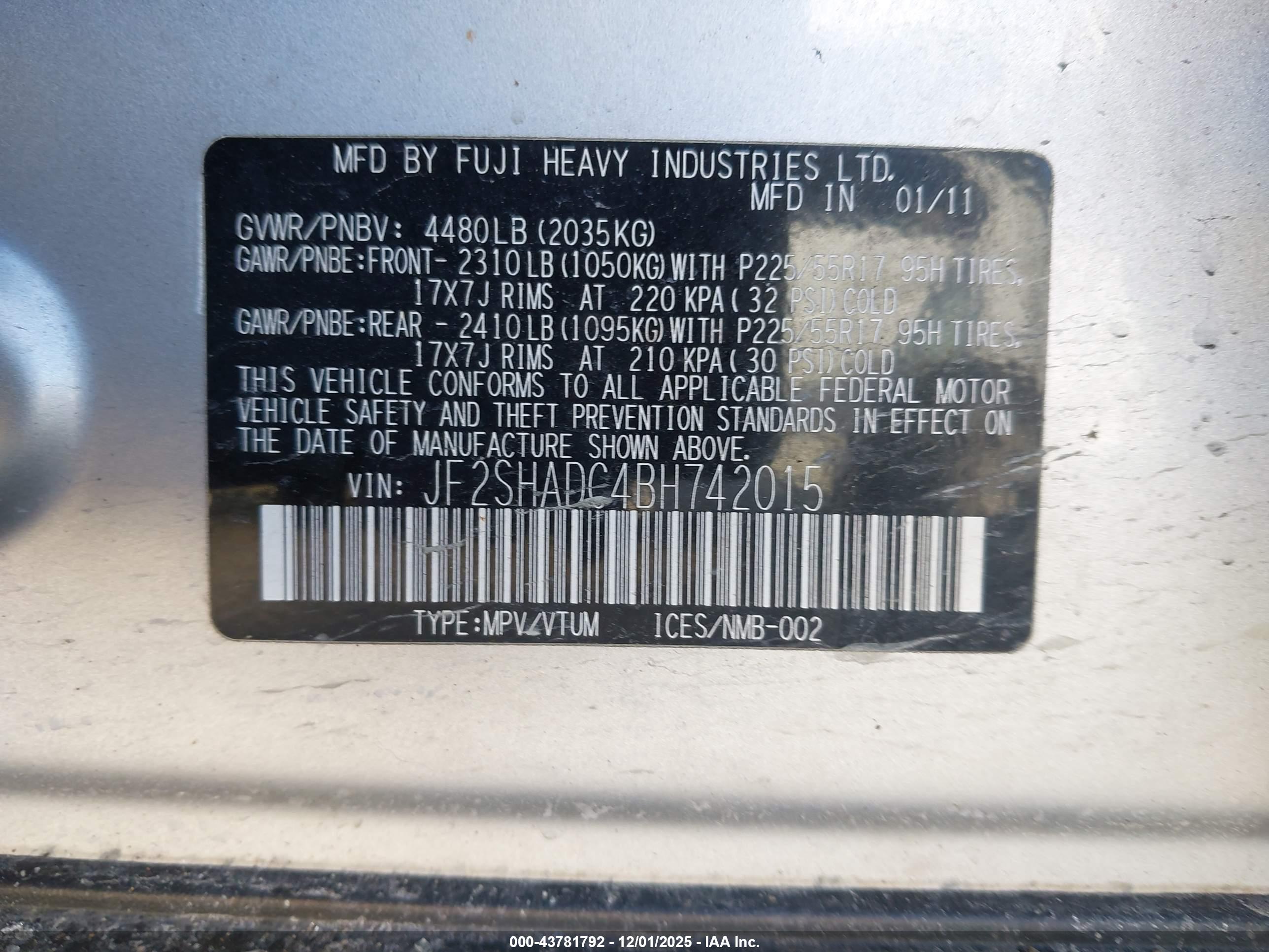 SUBARU FORESTER image 9