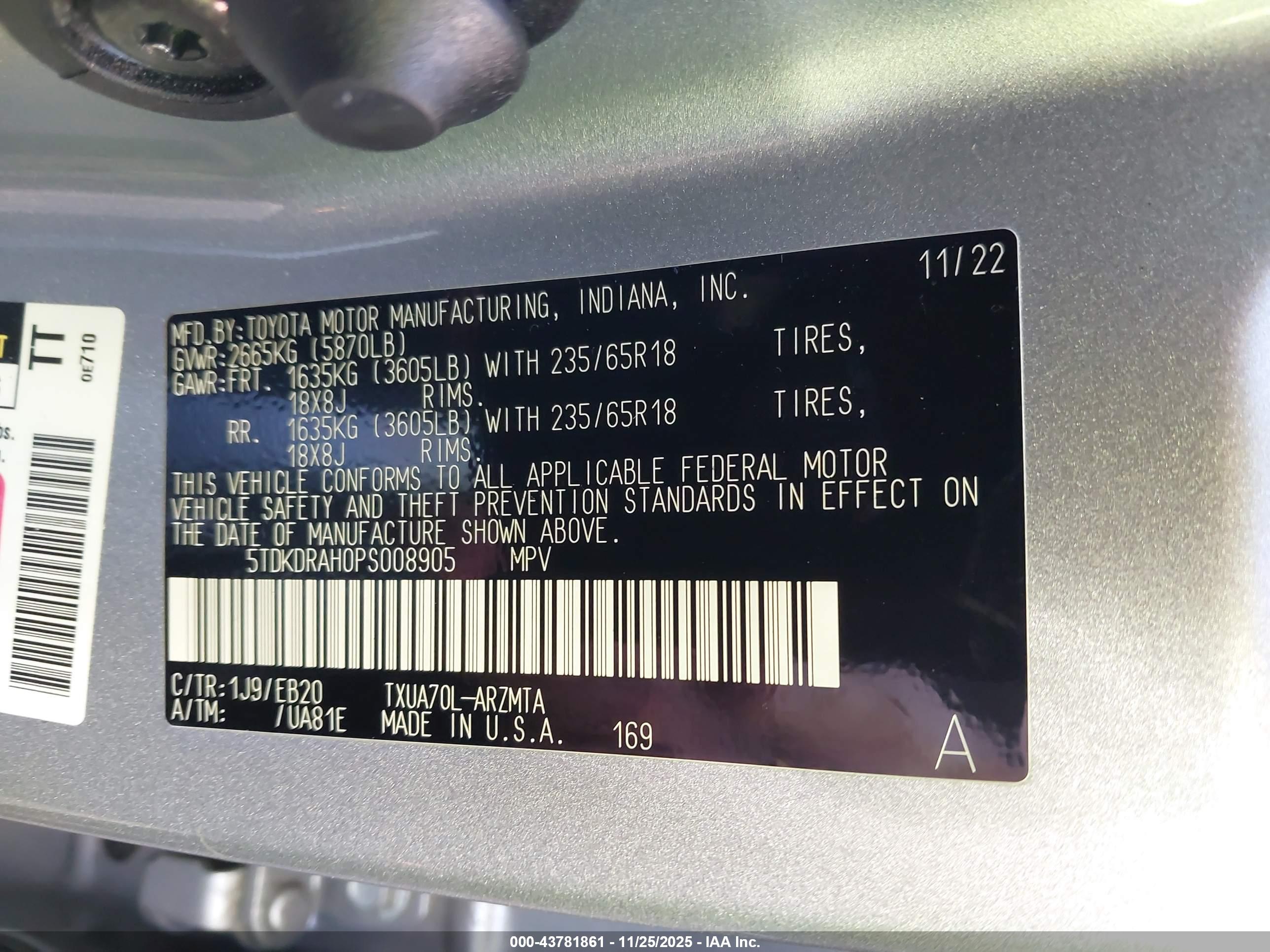 TOYOTA HIGHLANDER image 9