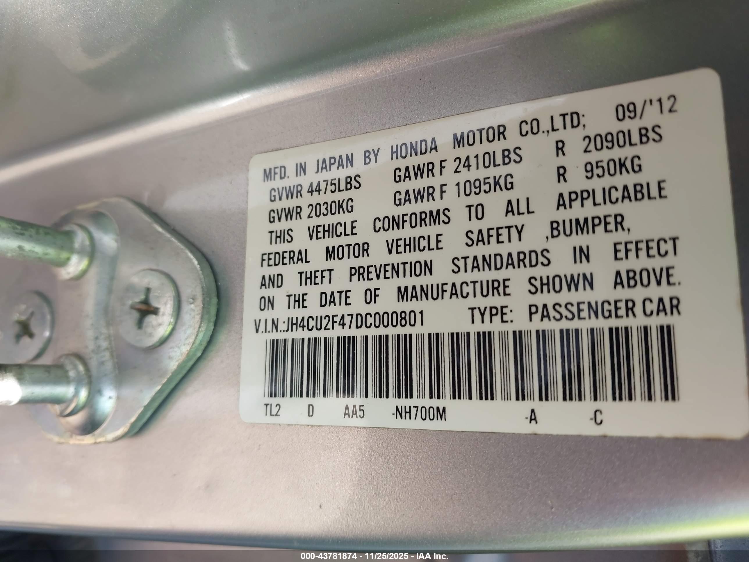 ACURA TSX image 9