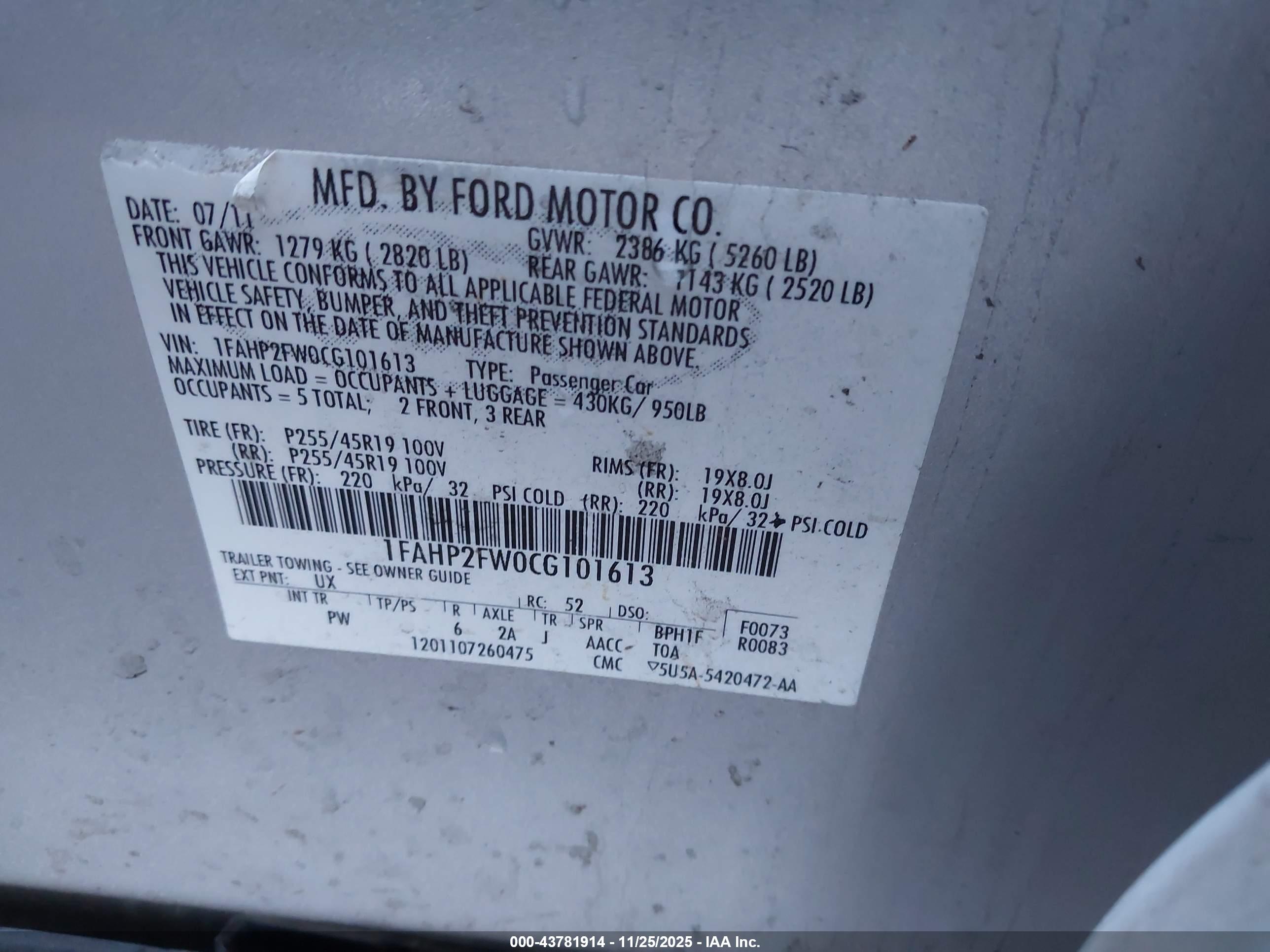 FORD TAURUS image 9