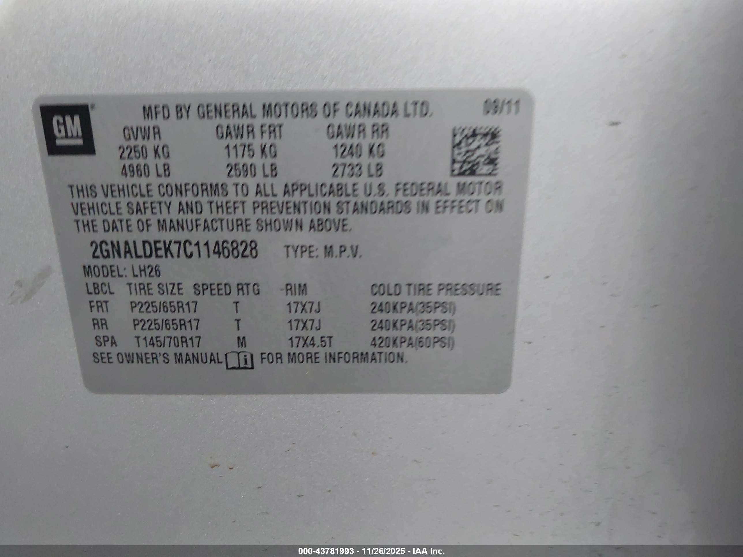 CHEVROLET EQUINOX image 9