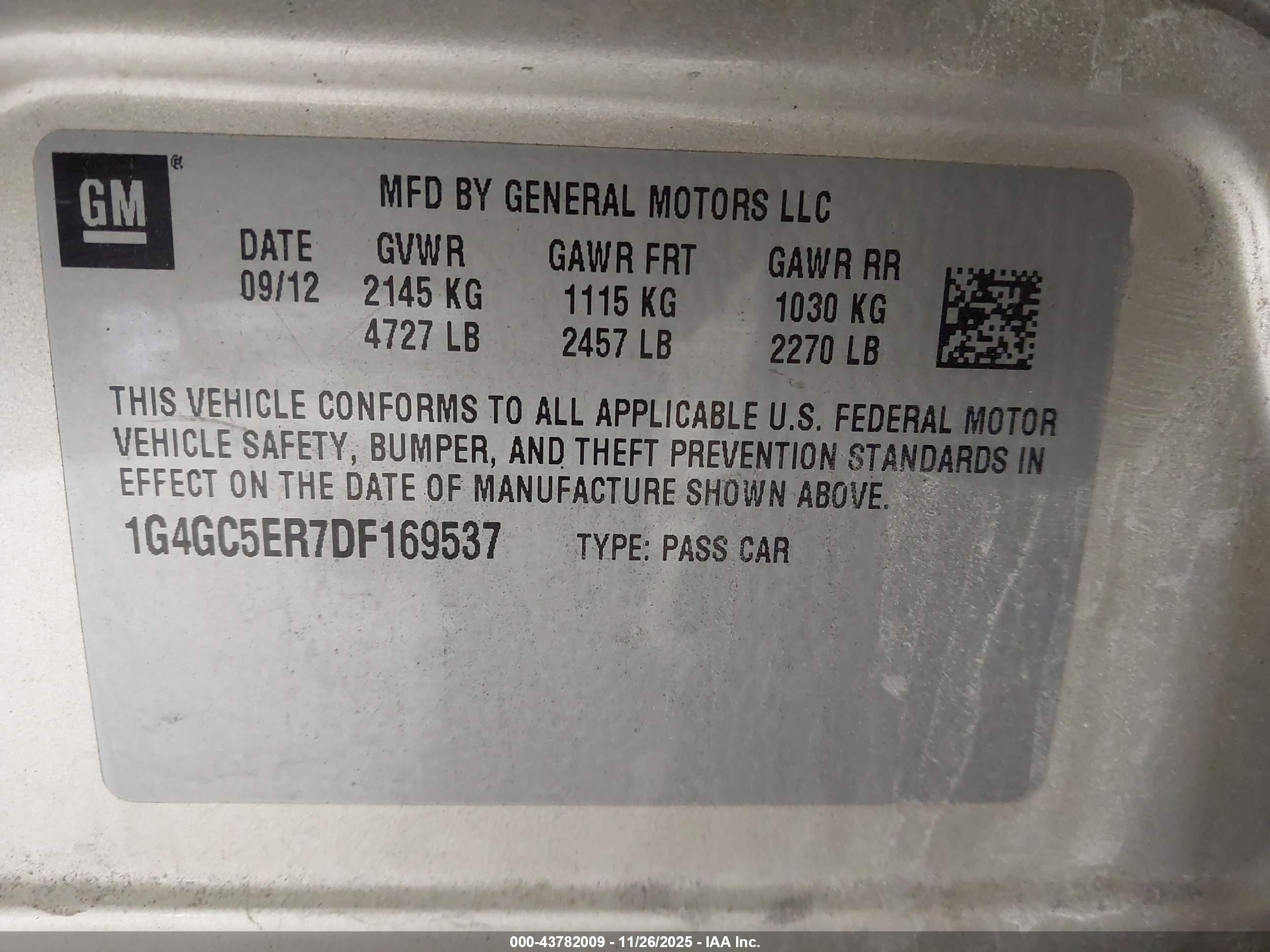 BUICK LACROSSE image 9