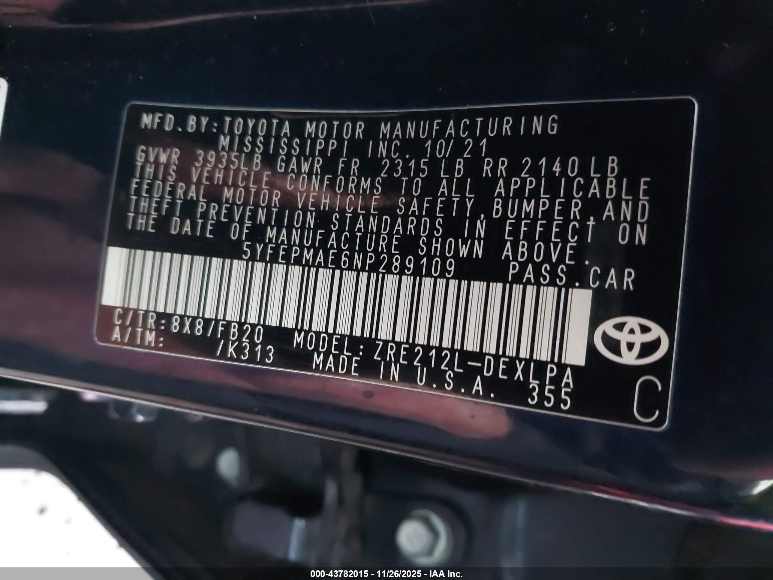 TOYOTA COROLLA image 9