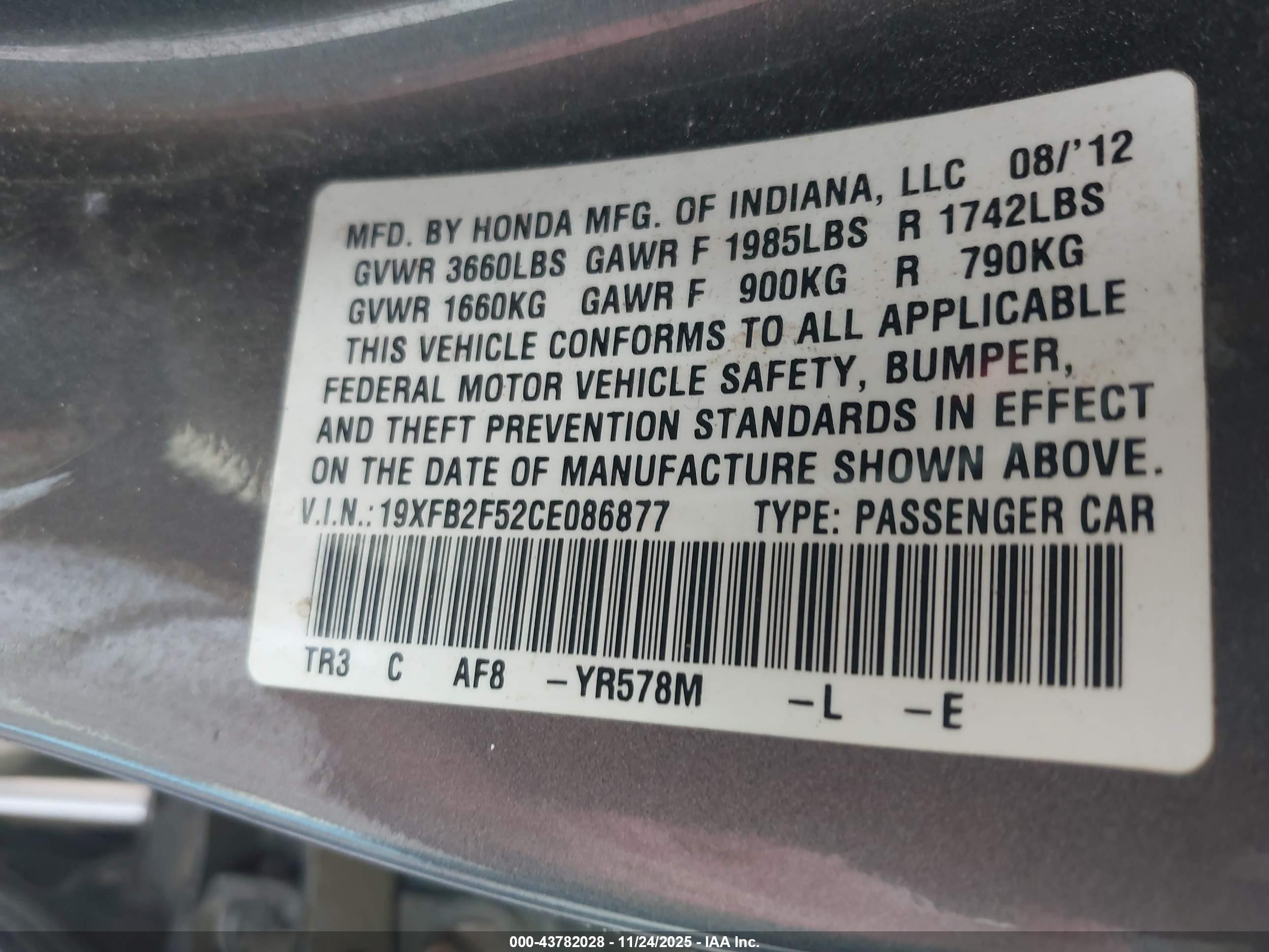 HONDA CIVIC image 9