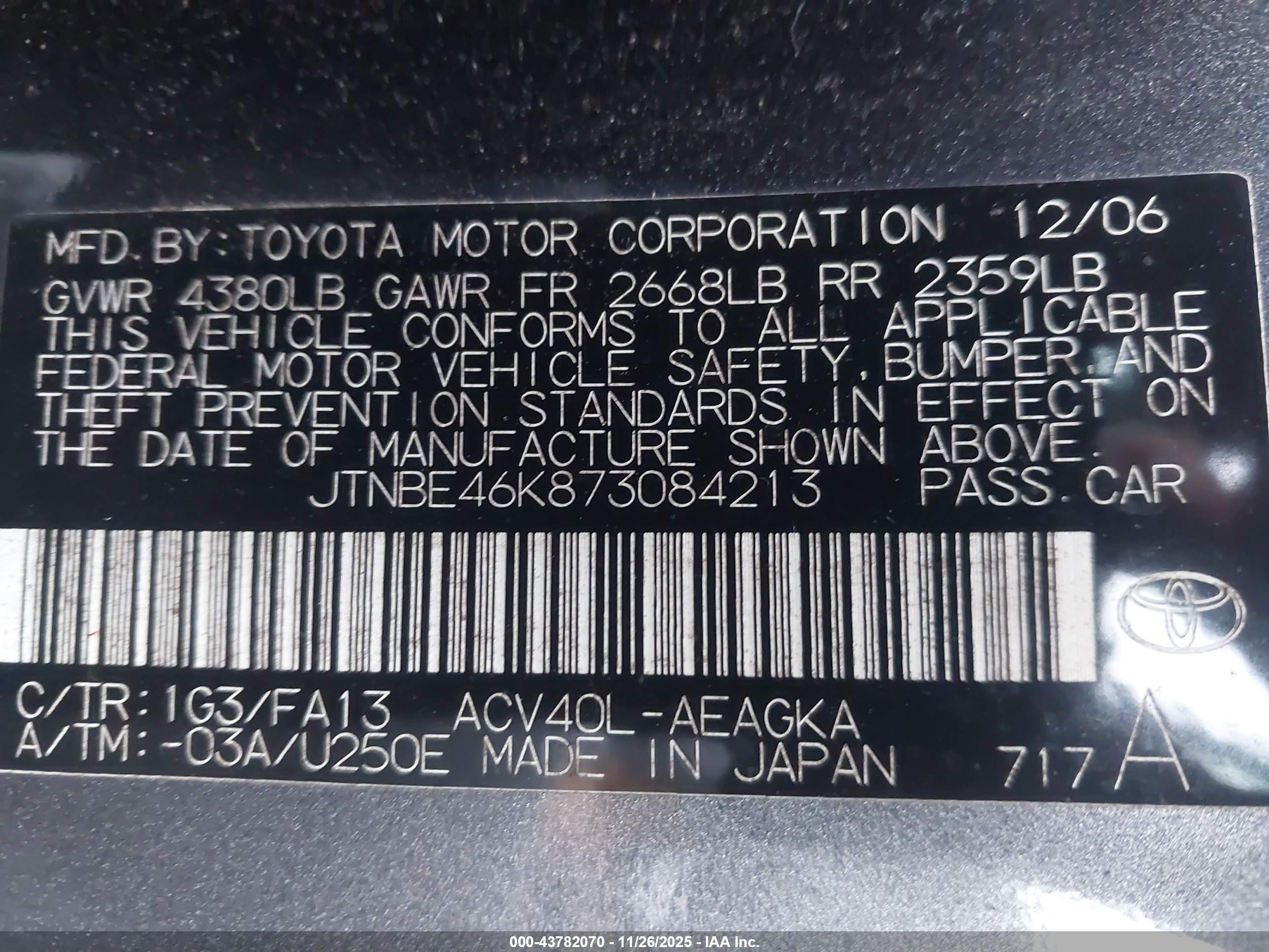 TOYOTA CAMRY image 9
