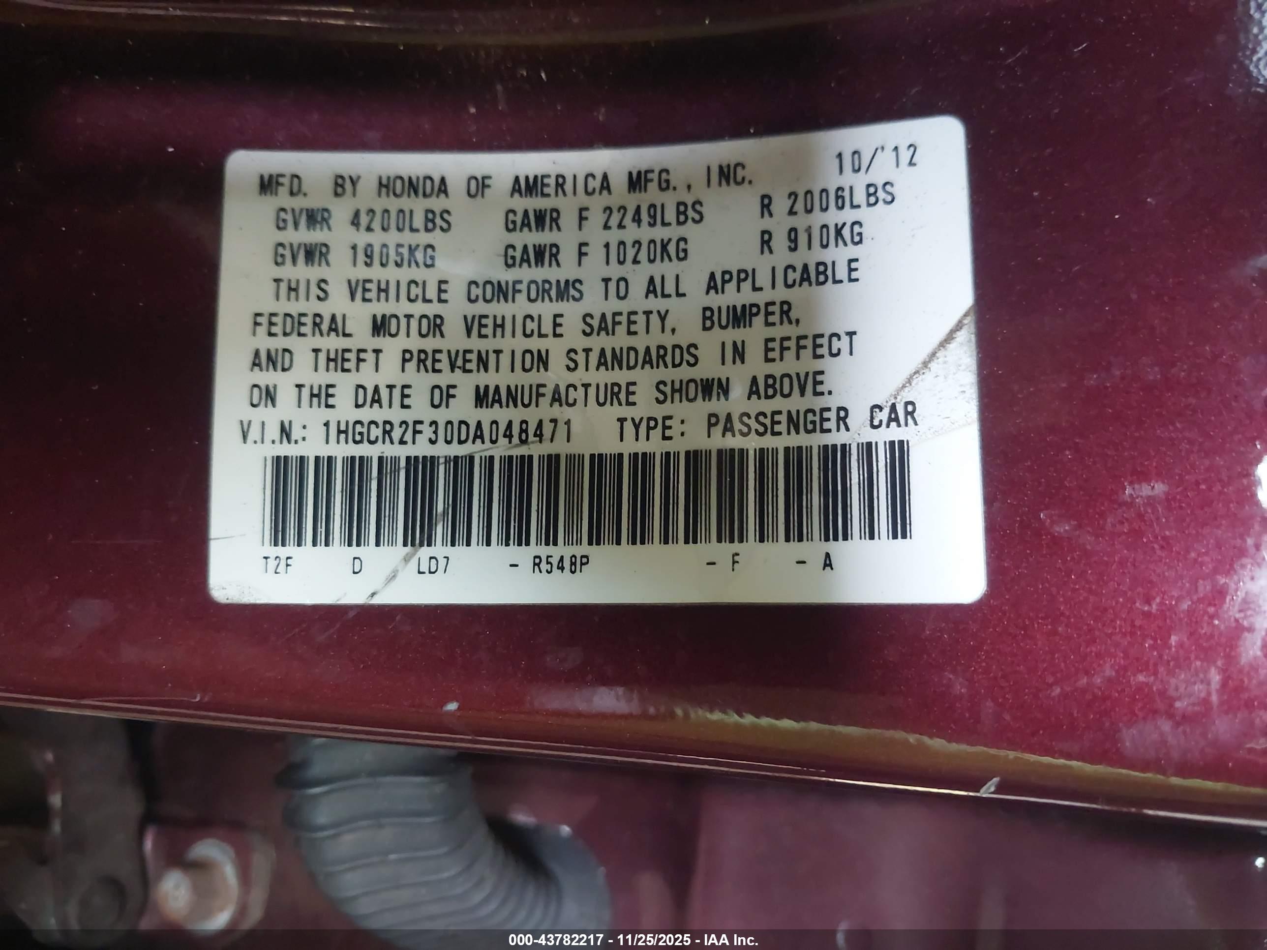 HONDA ACCORD image 9