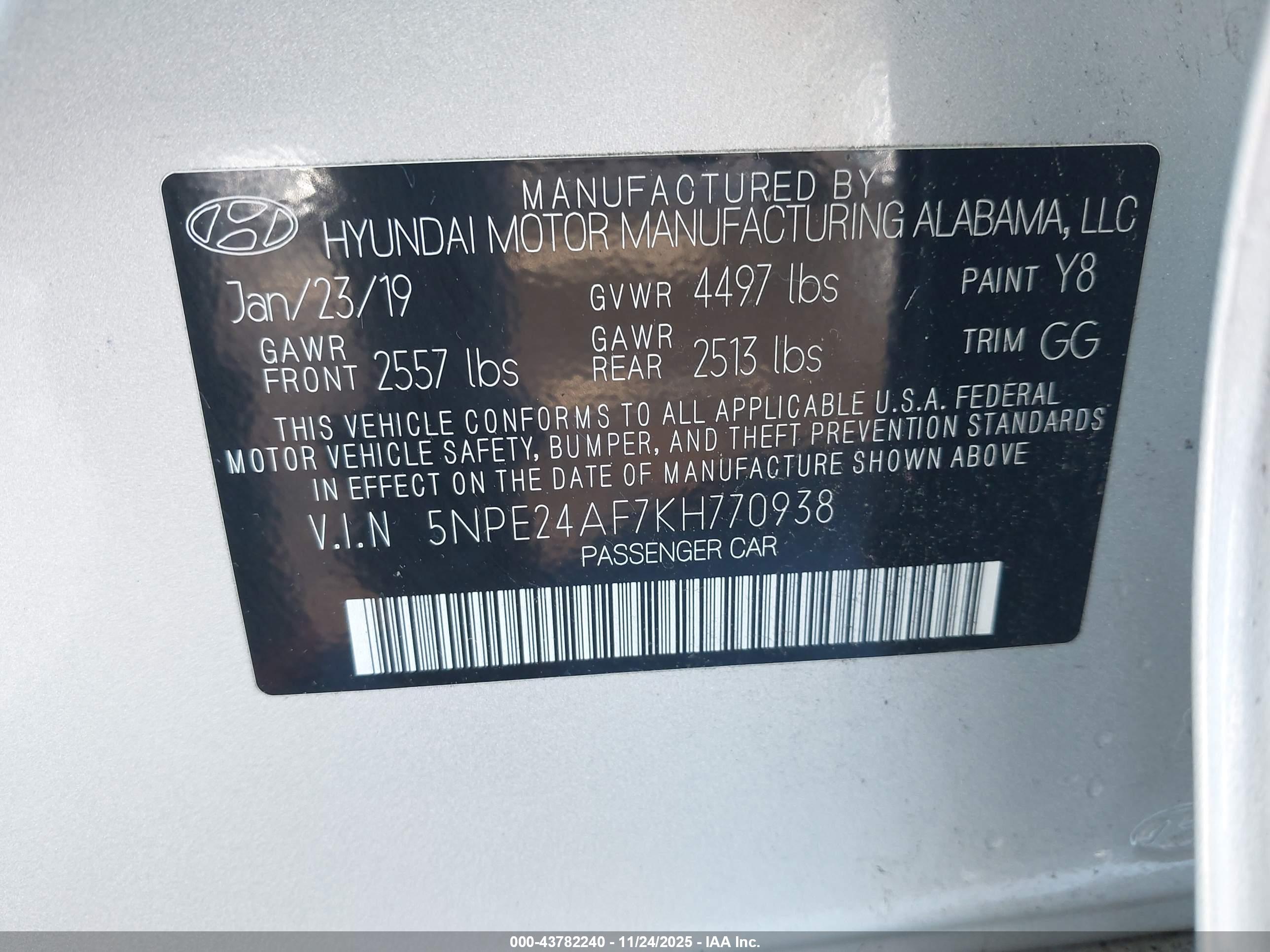 HYUNDAI SONATA image 9