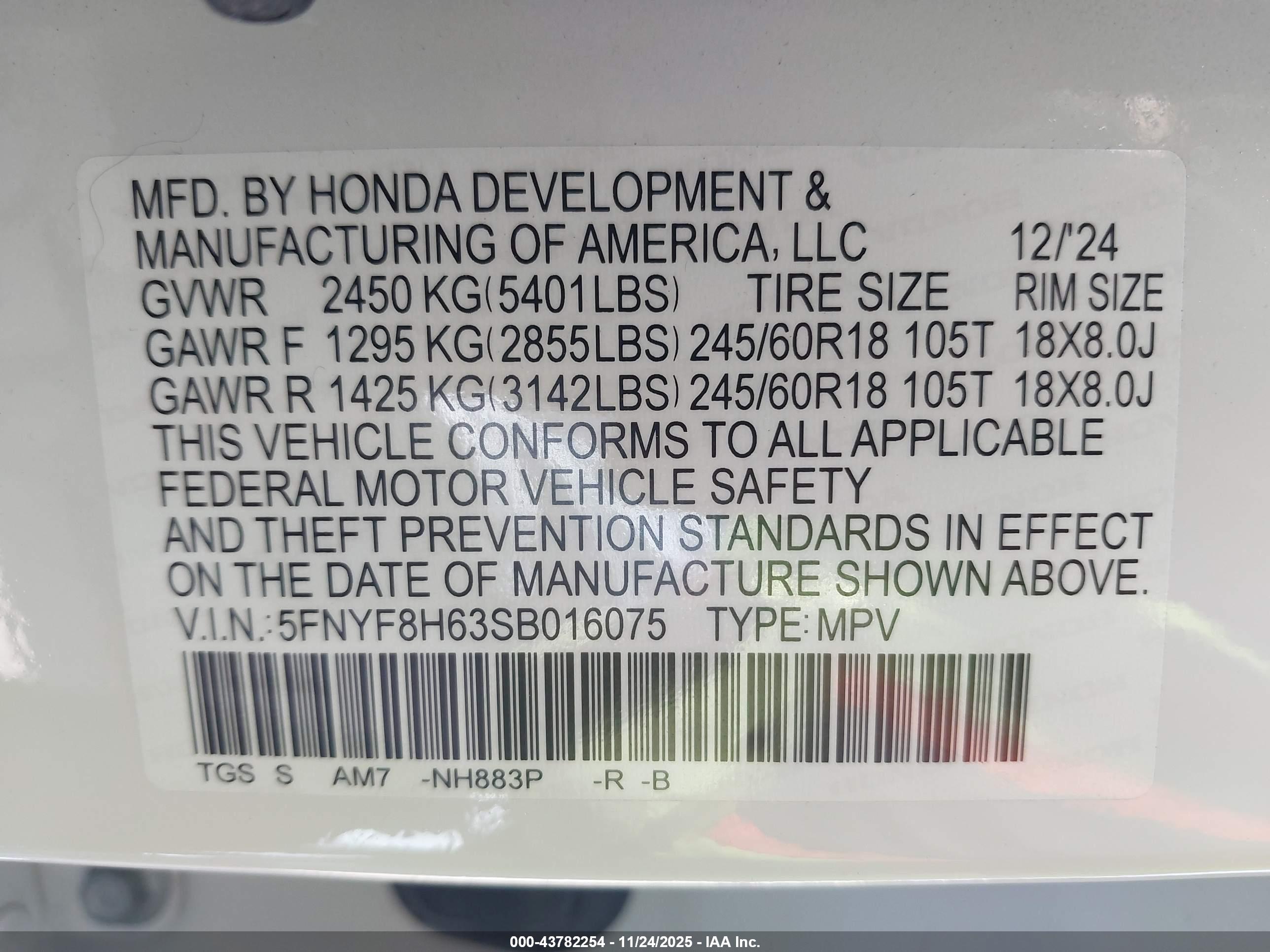 HONDA PASSPORT image 9