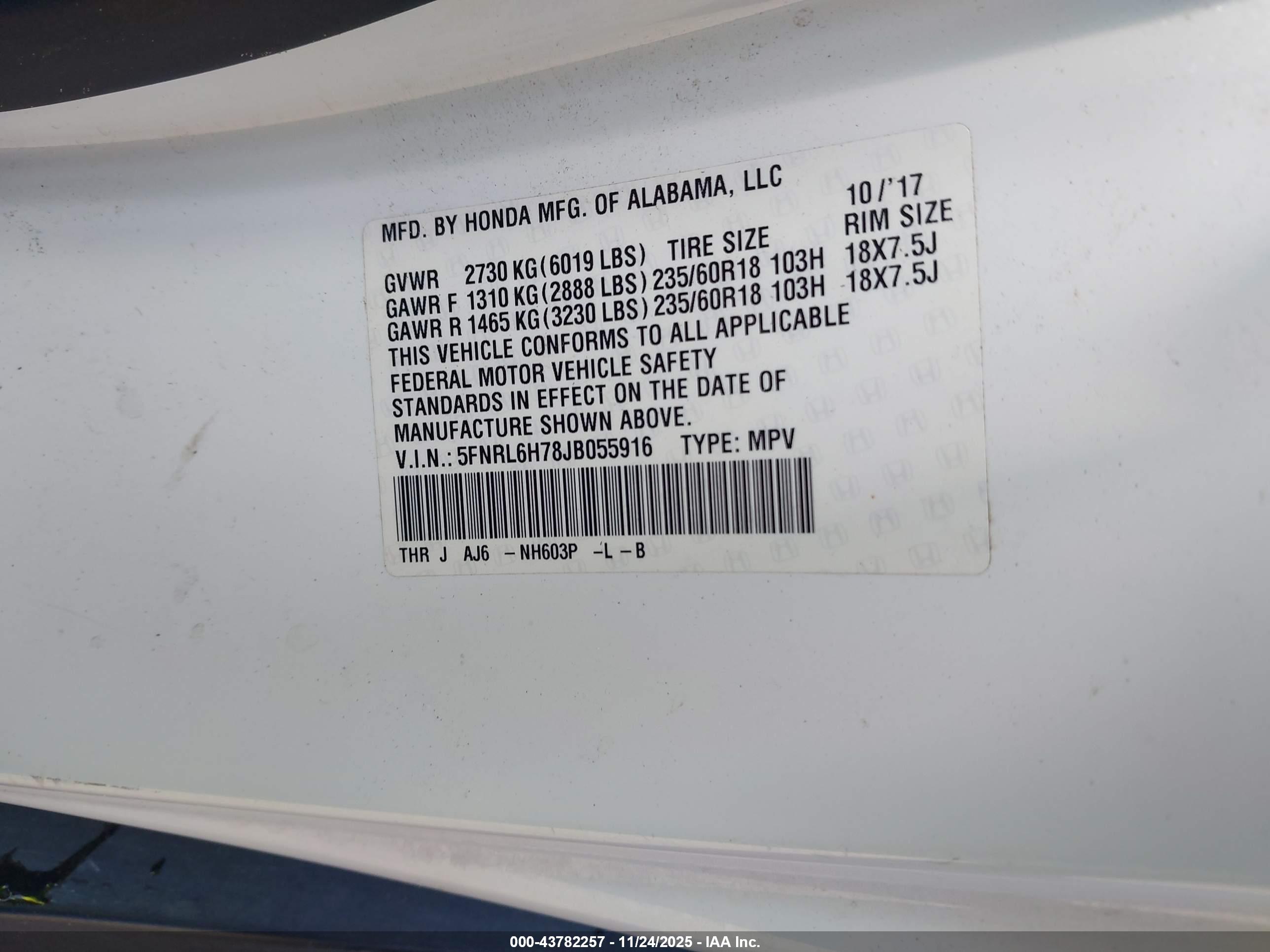 HONDA ODYSSEY image 9