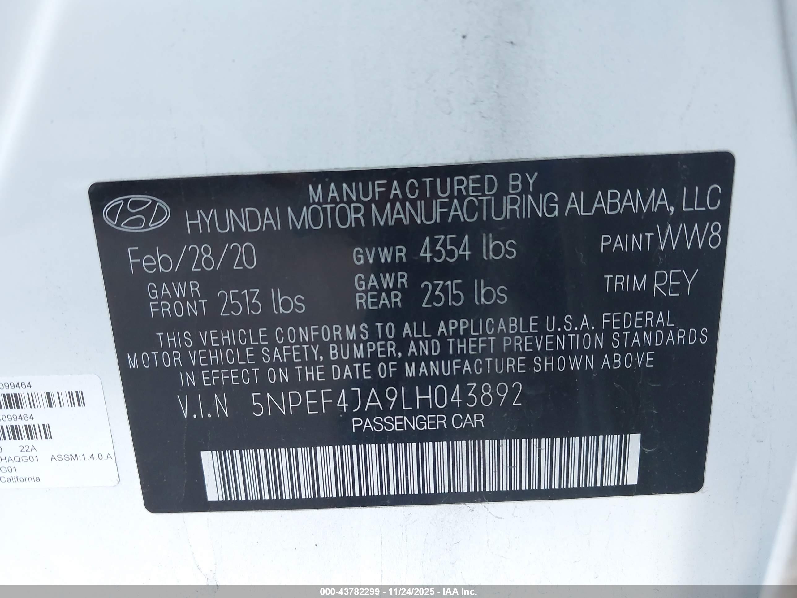 HYUNDAI SONATA image 9