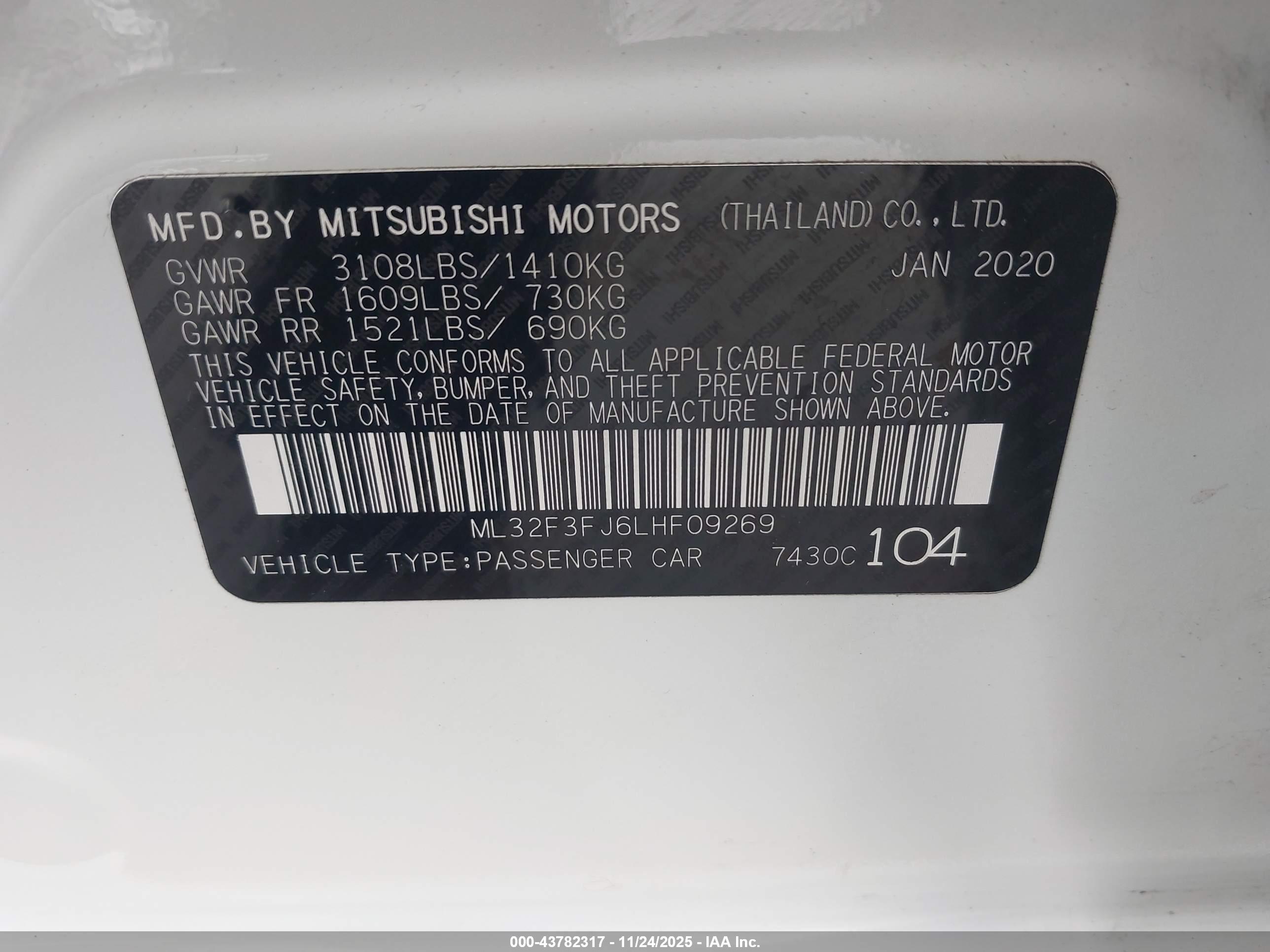 MITSUBISHI MIRAGE image 9