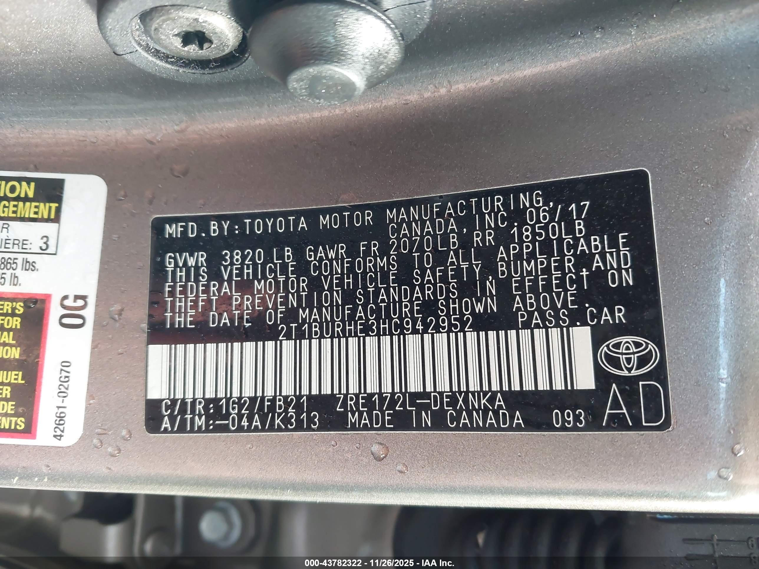 TOYOTA COROLLA image 9