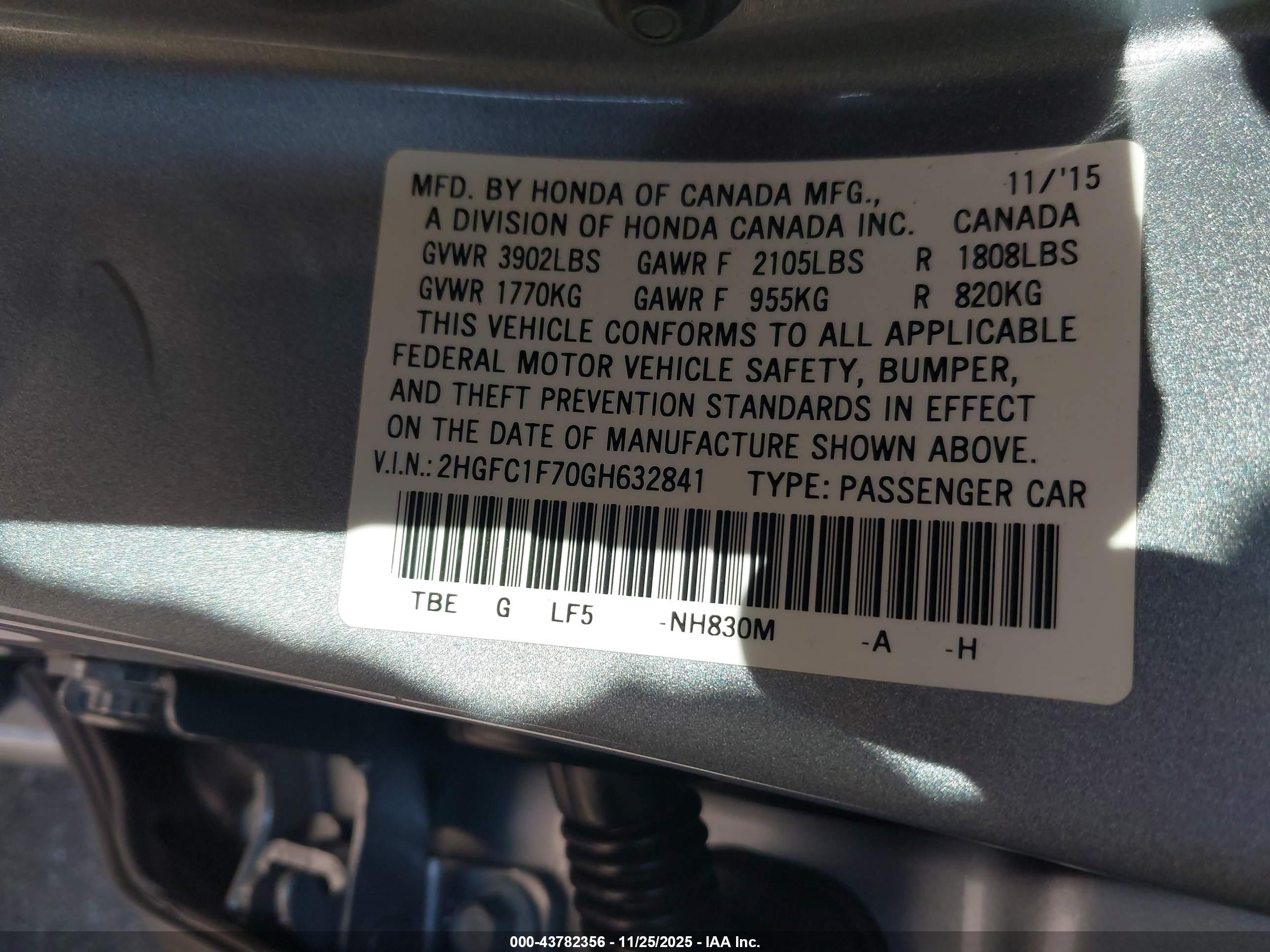 HONDA CIVIC image 9