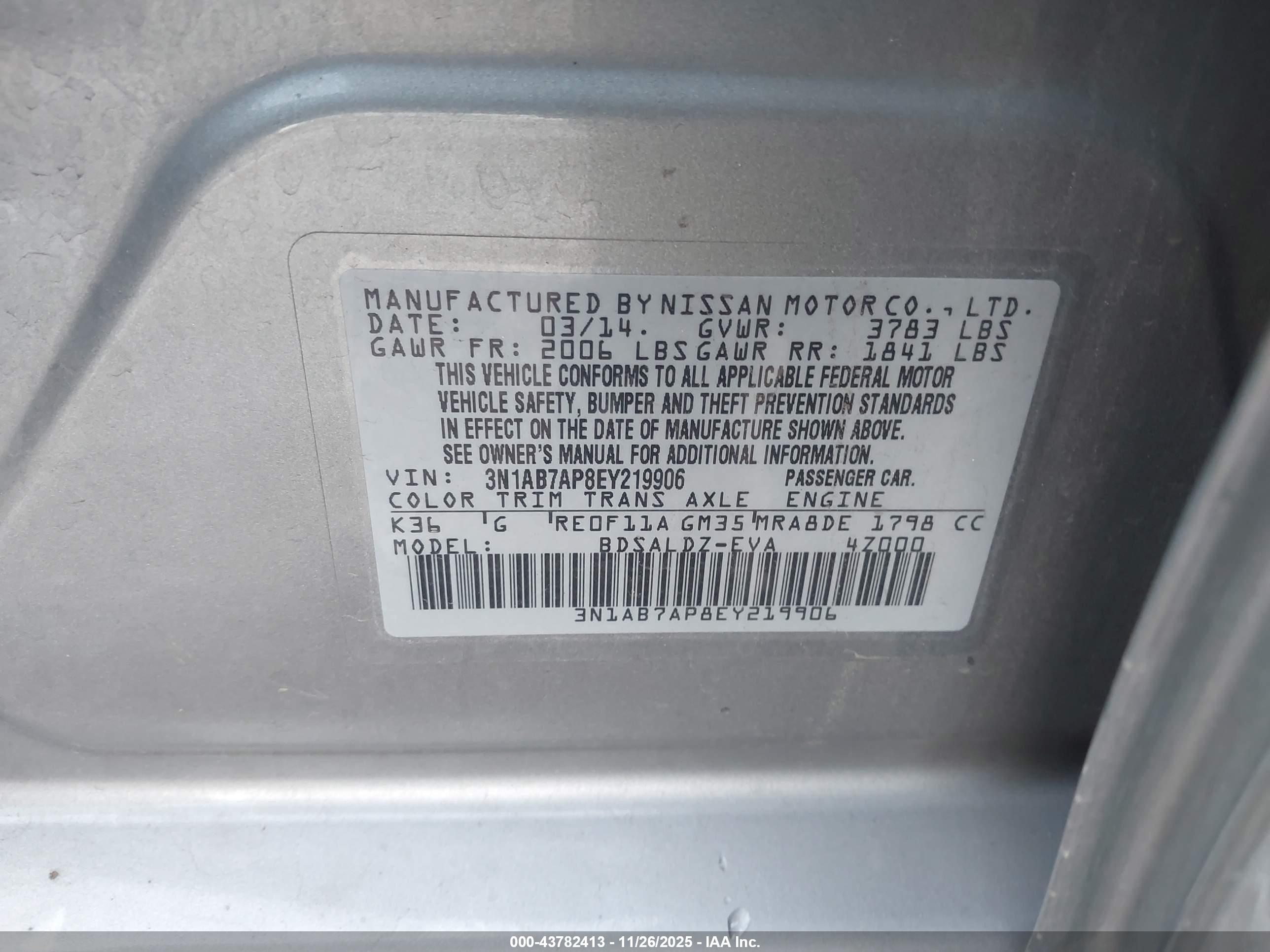 NISSAN SENTRA image 9