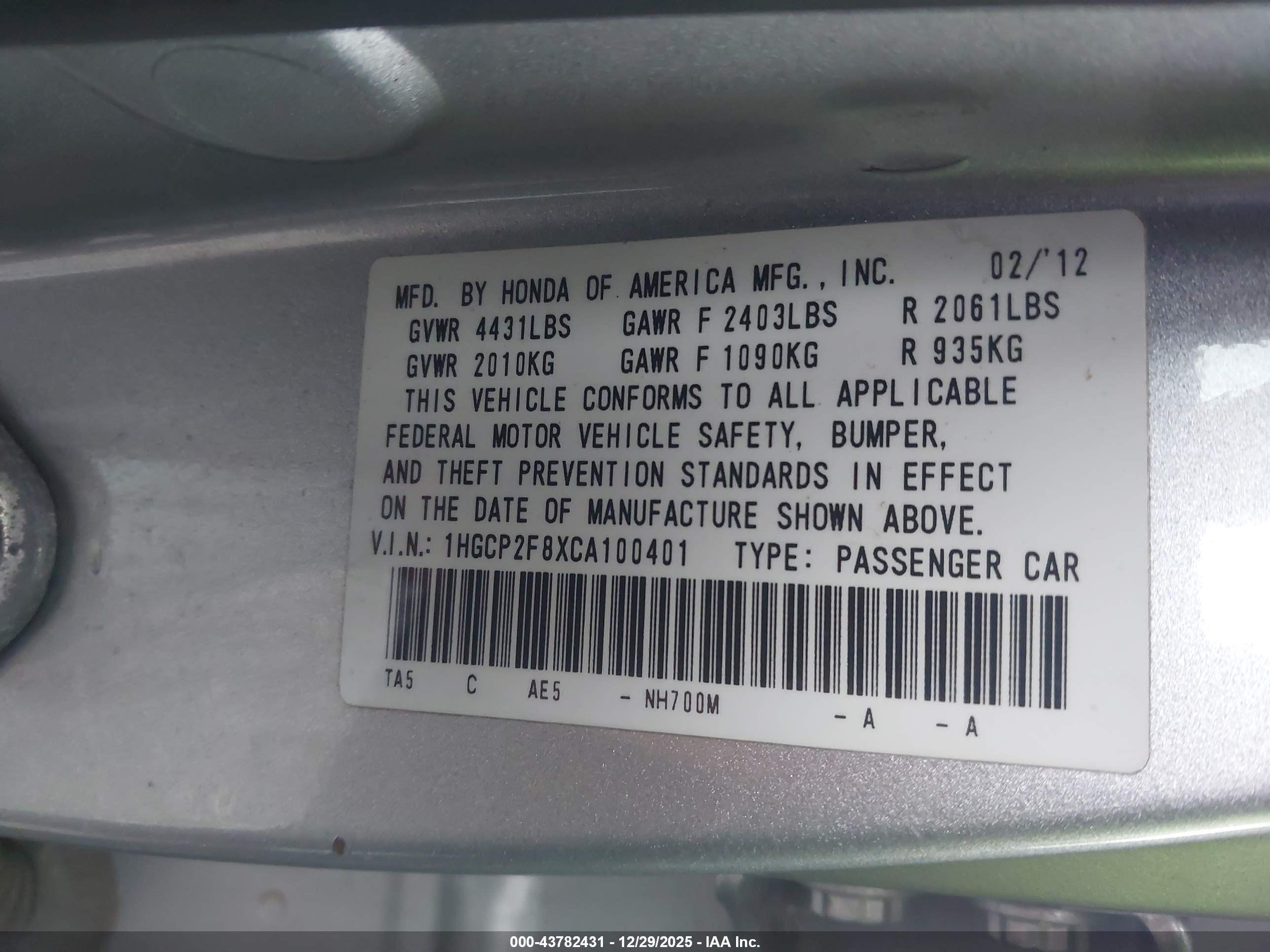 HONDA ACCORD image 9