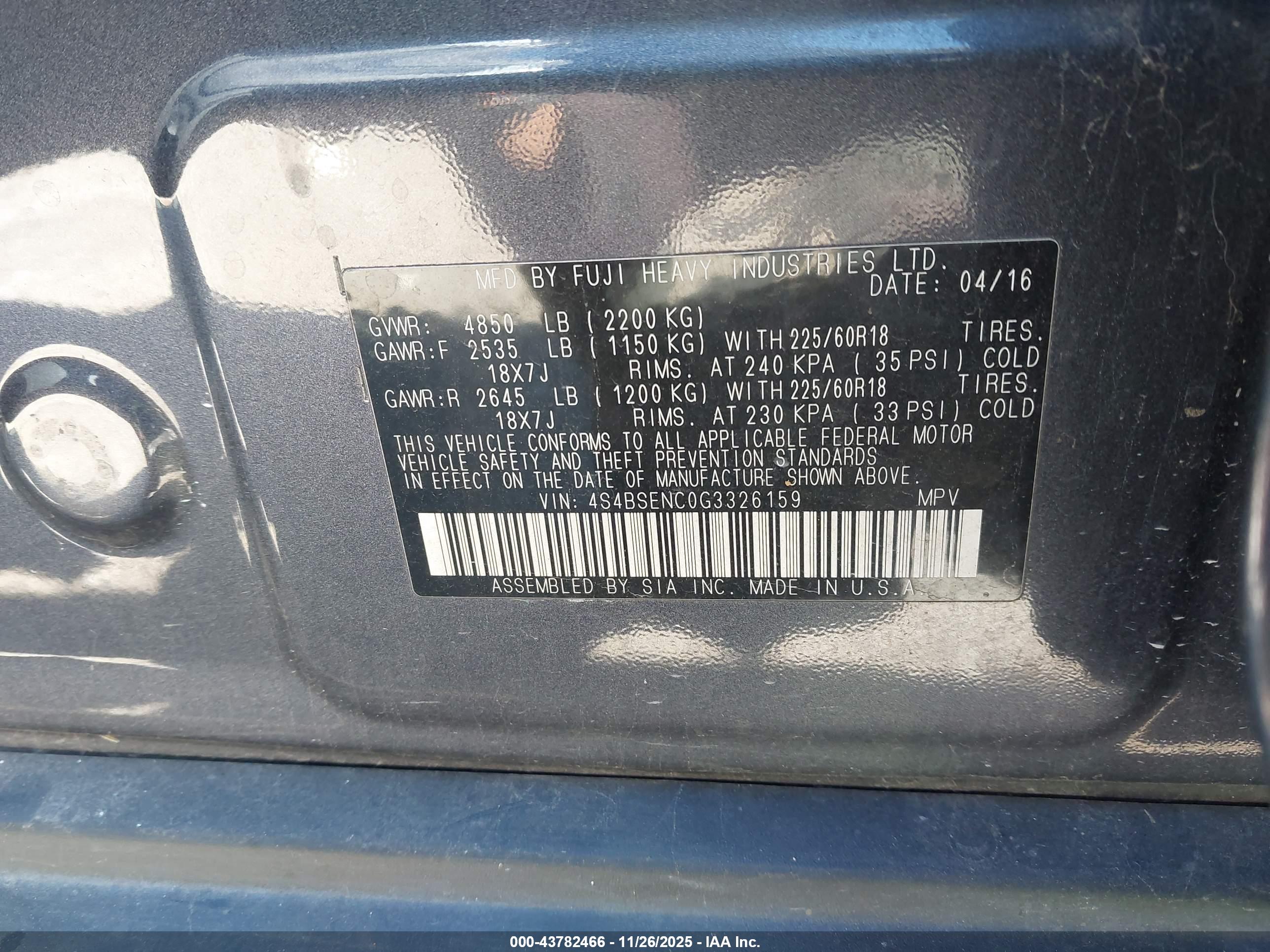 SUBARU OUTBACK image 9