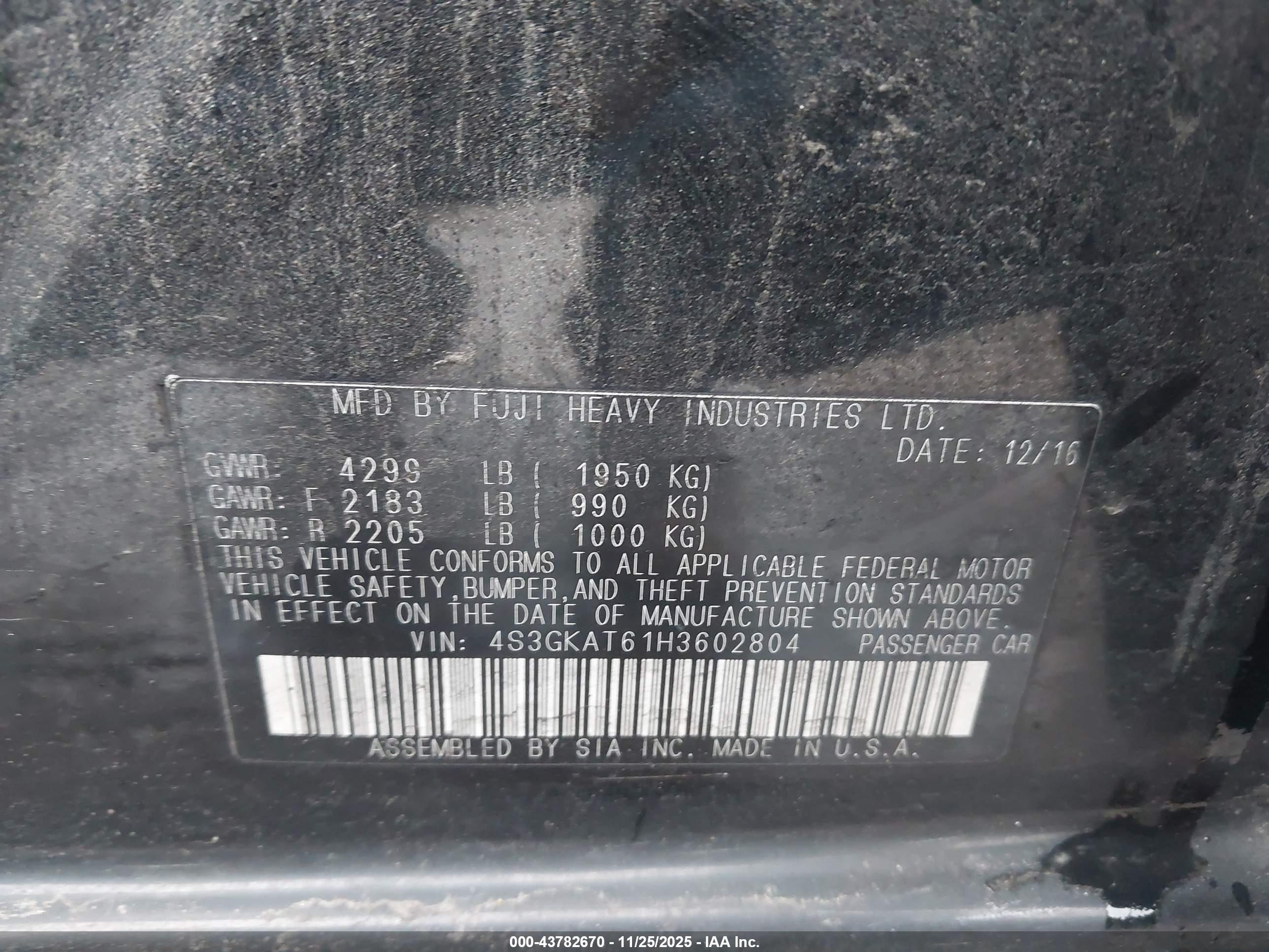 SUBARU IMPREZA image 9