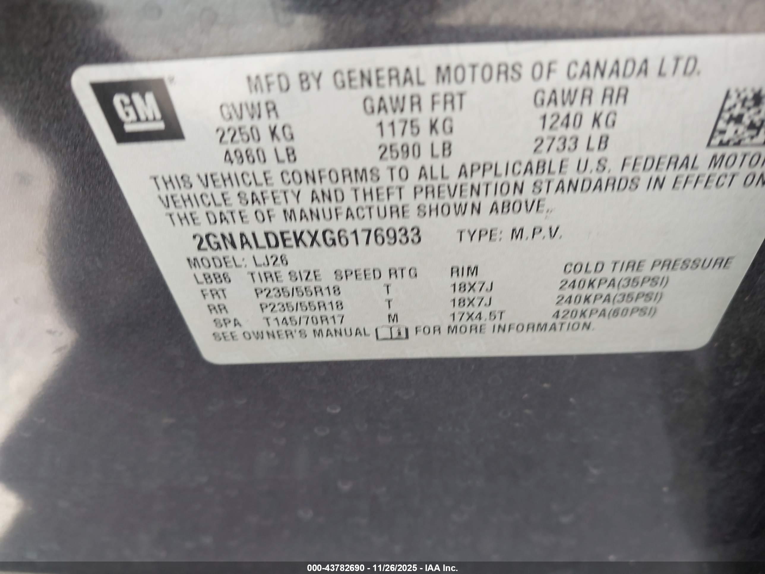 CHEVROLET EQUINOX image 9