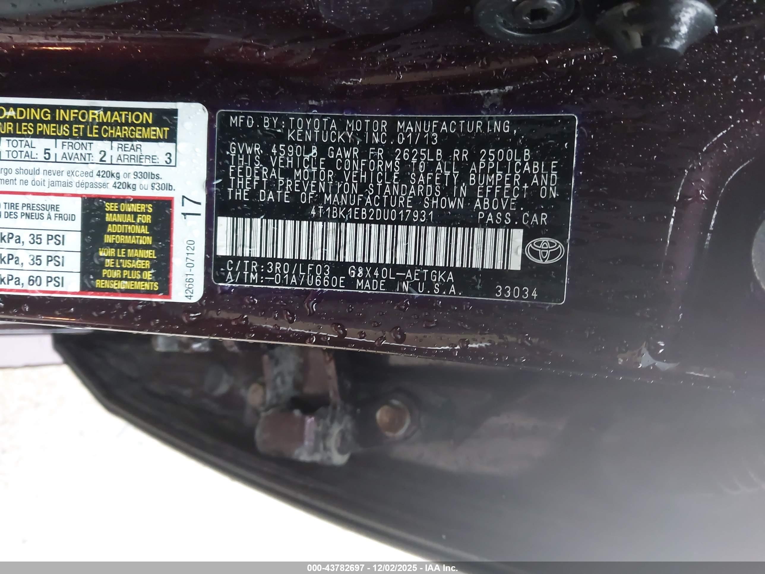 TOYOTA AVALON image 9