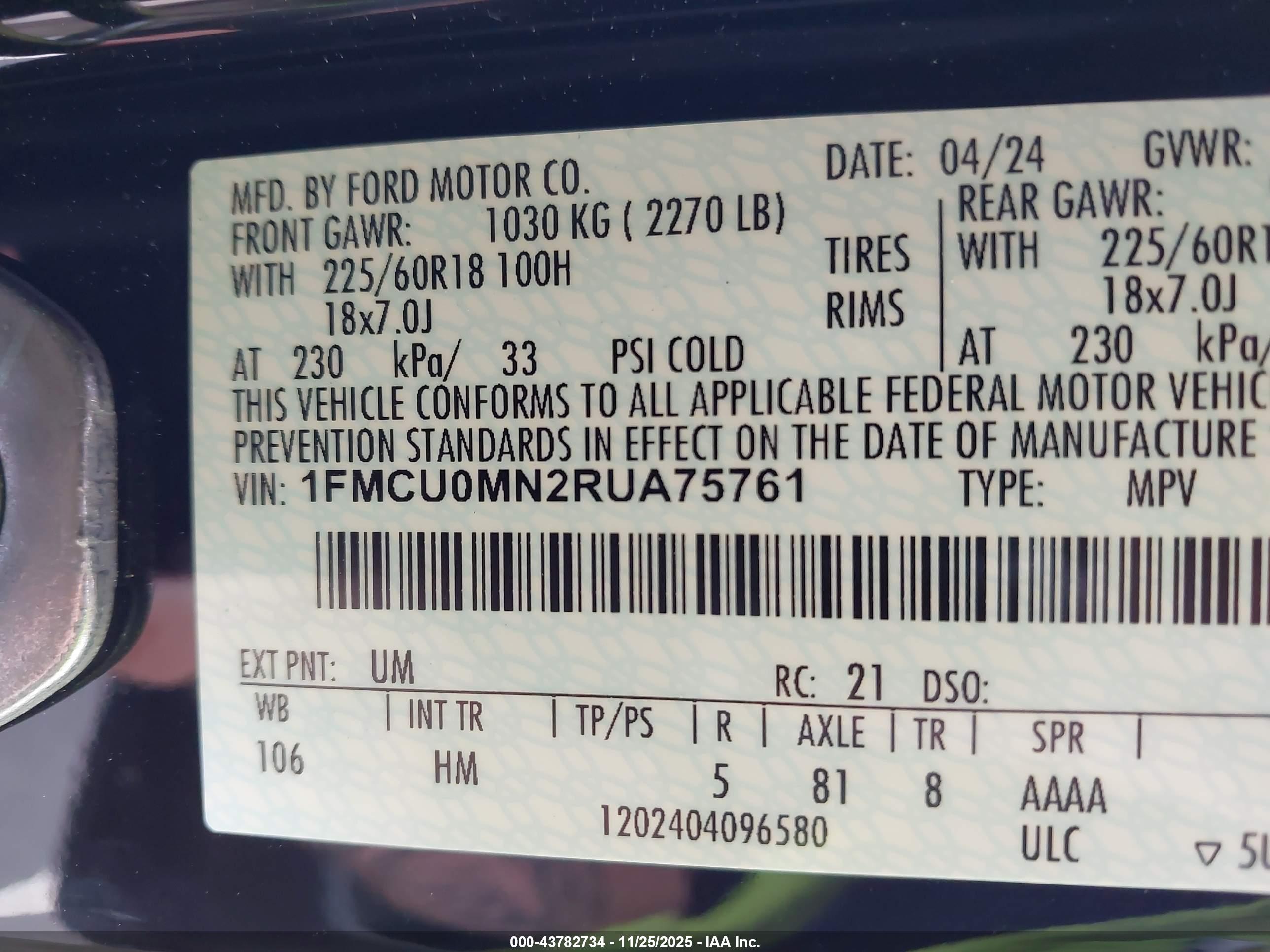 FORD ESCAPE image 9