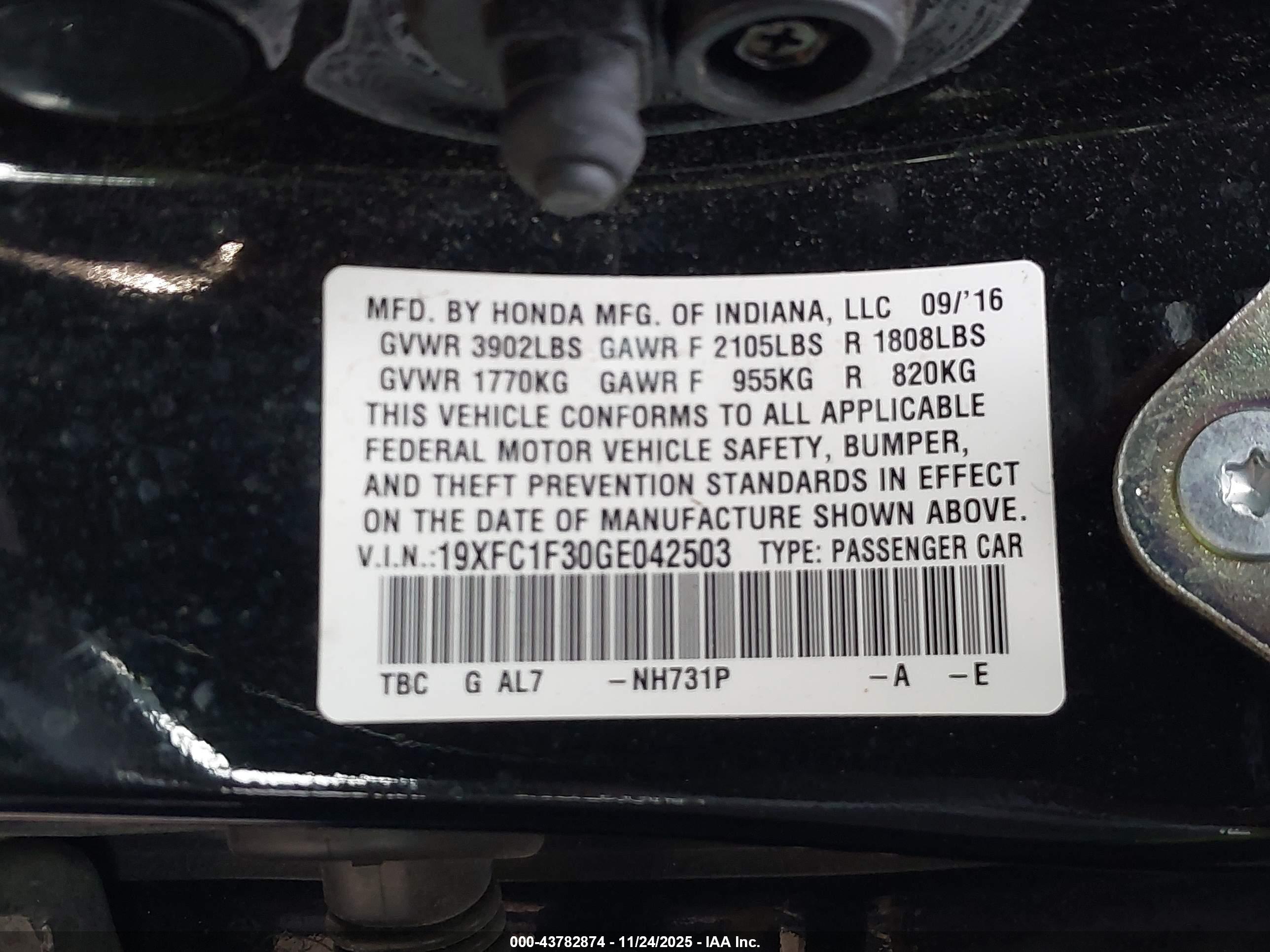 HONDA CIVIC image 9
