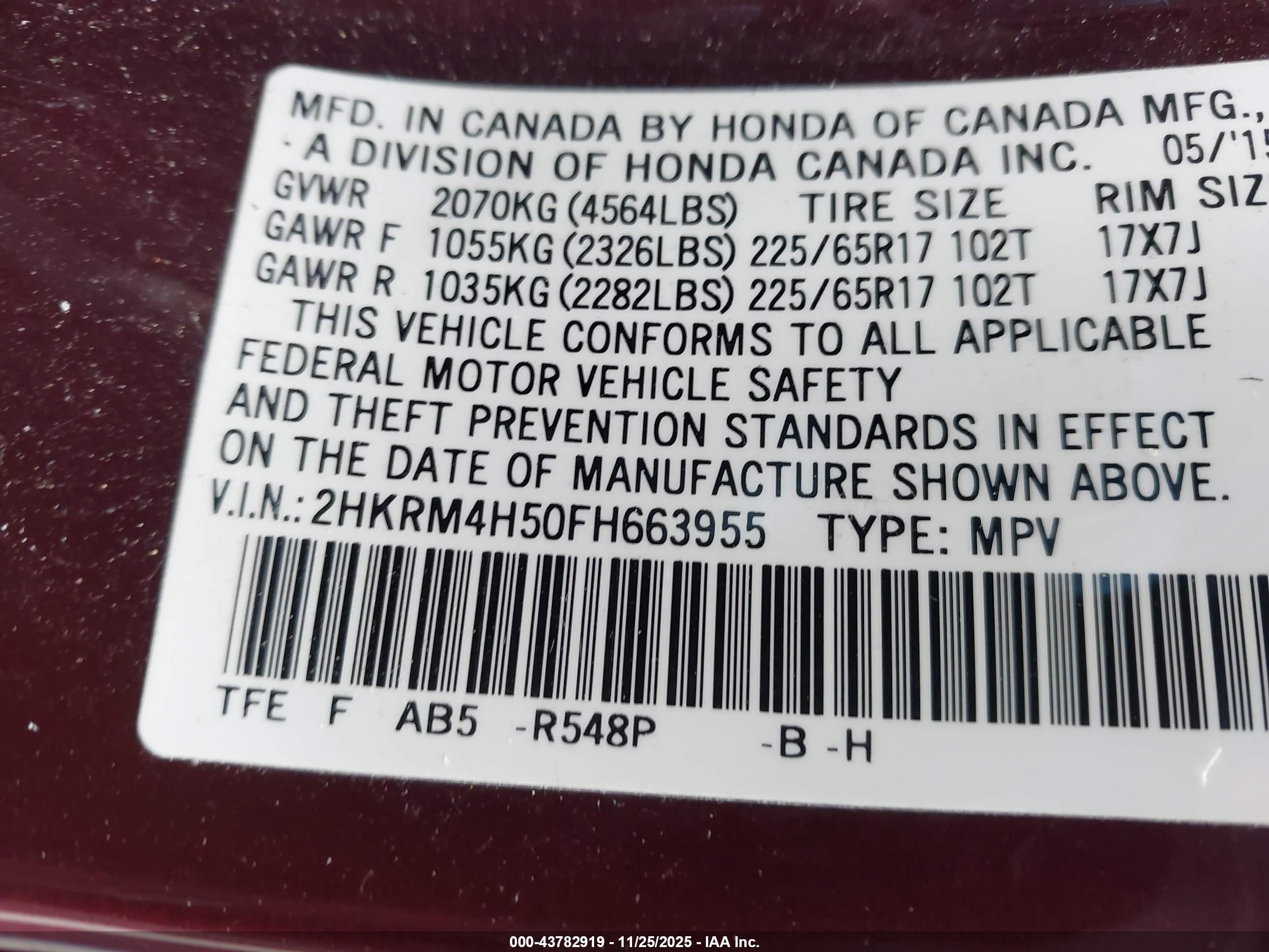 HONDA CR-V image 9