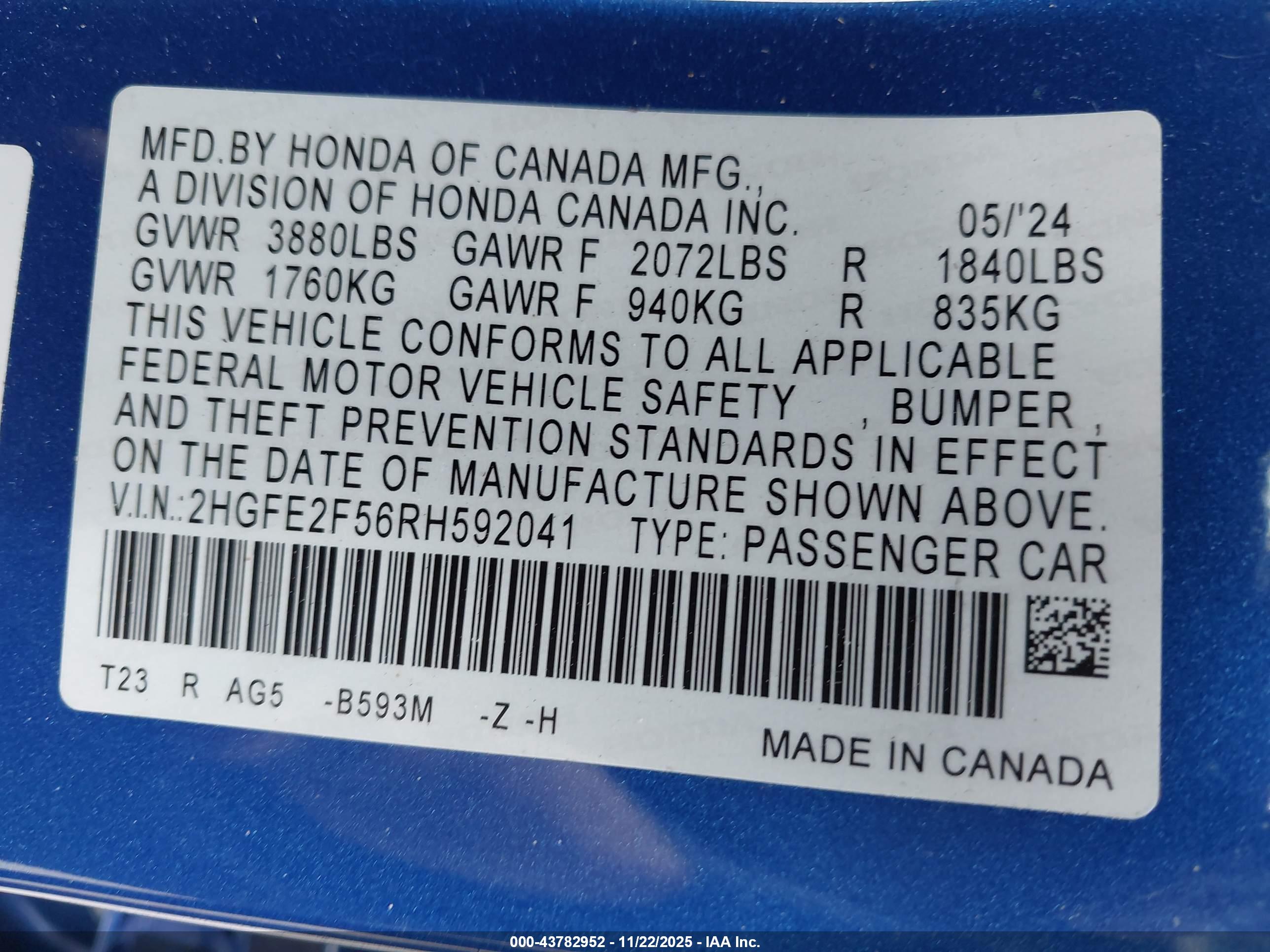 HONDA CIVIC image 9