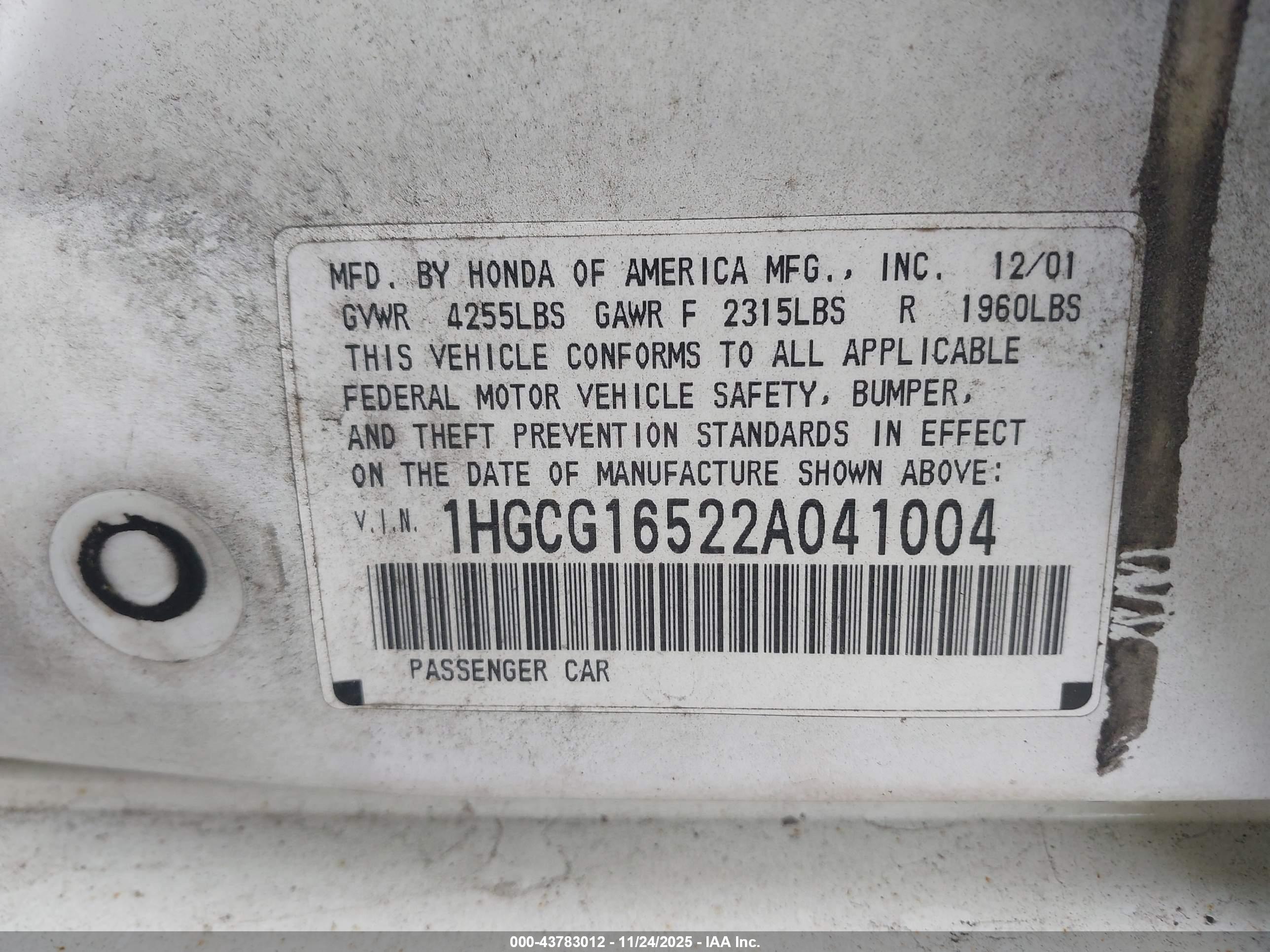 HONDA ACCORD image 9
