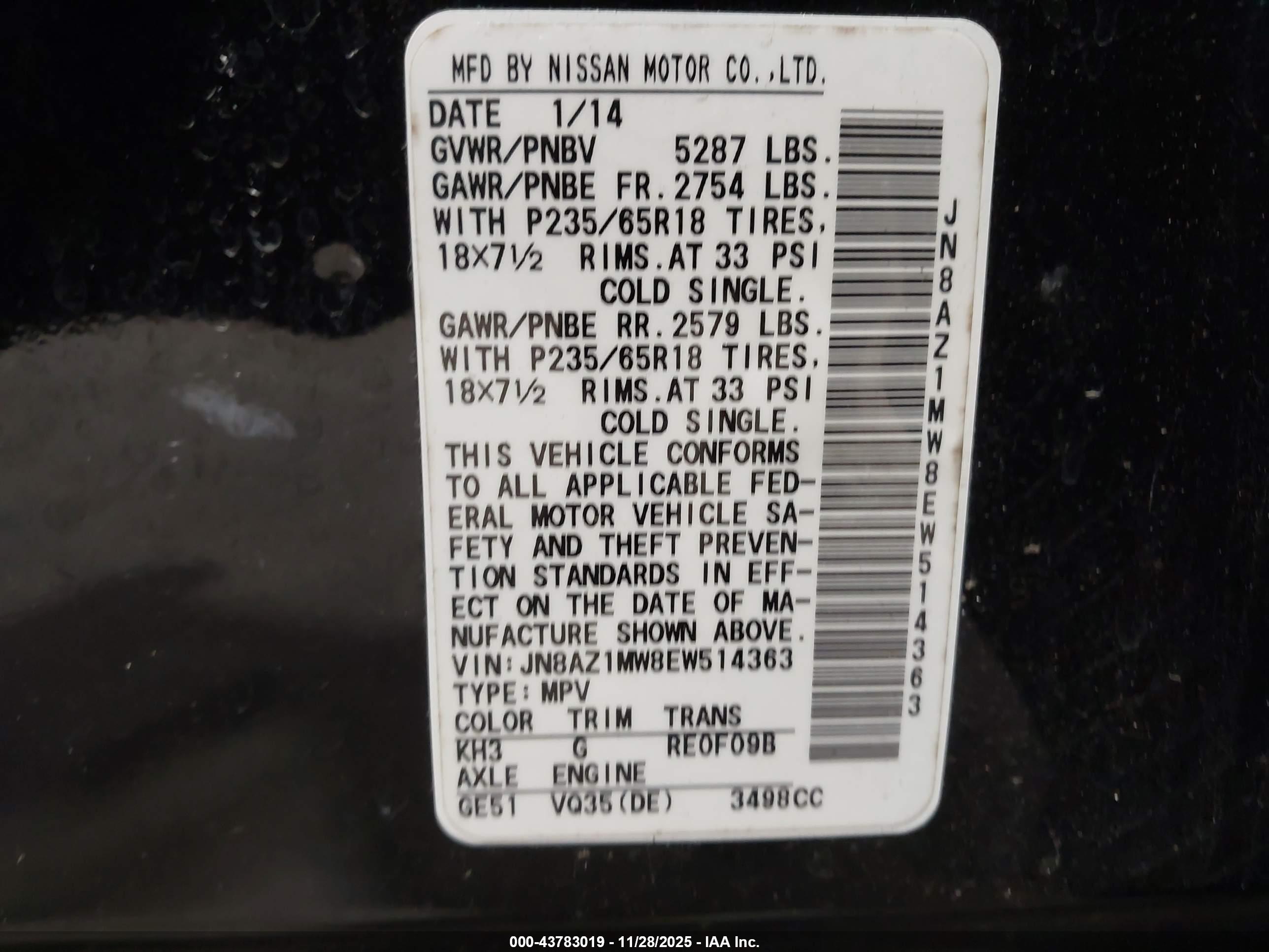 NISSAN MURANO image 9