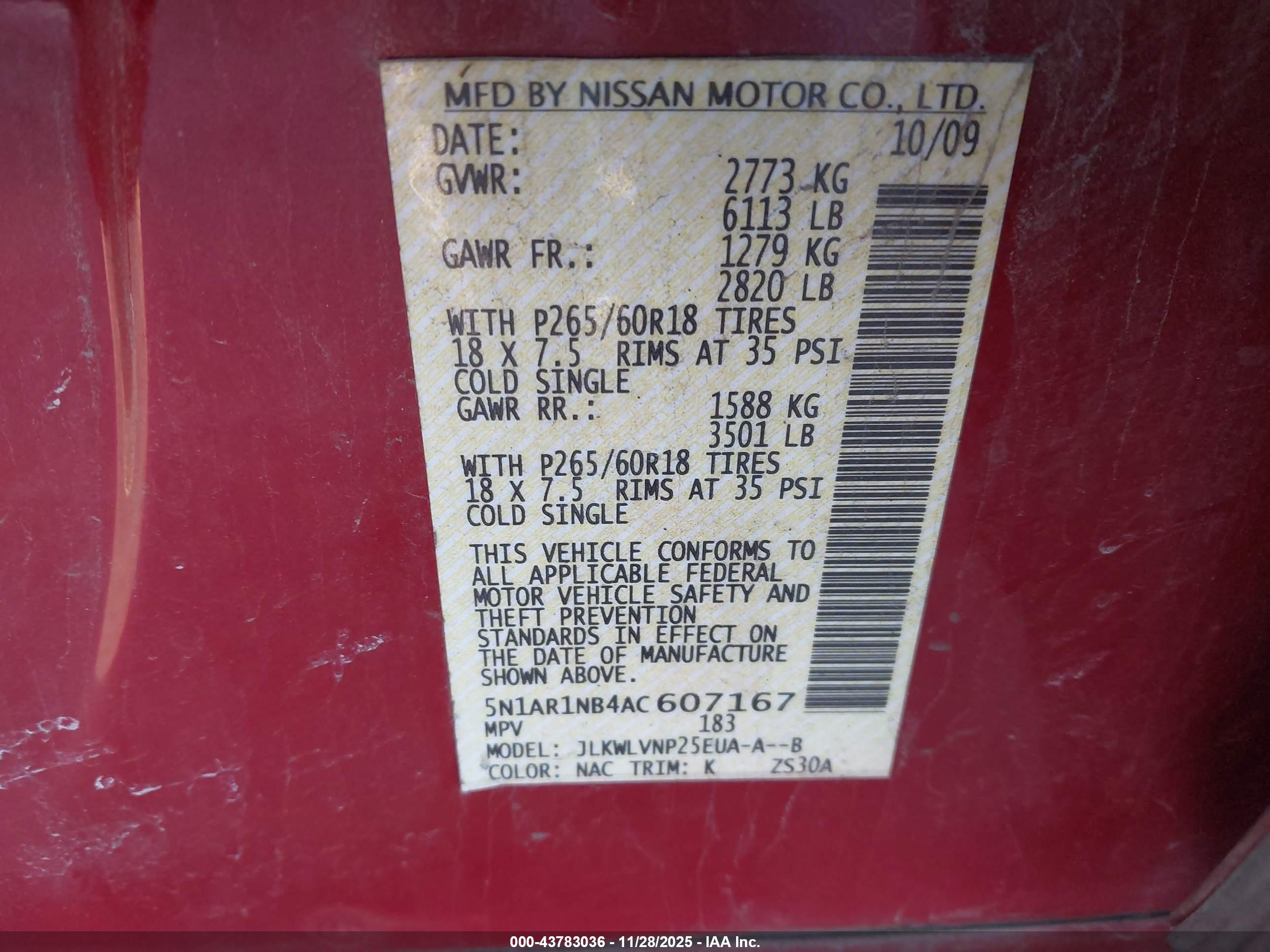 NISSAN PATHFINDER image 9