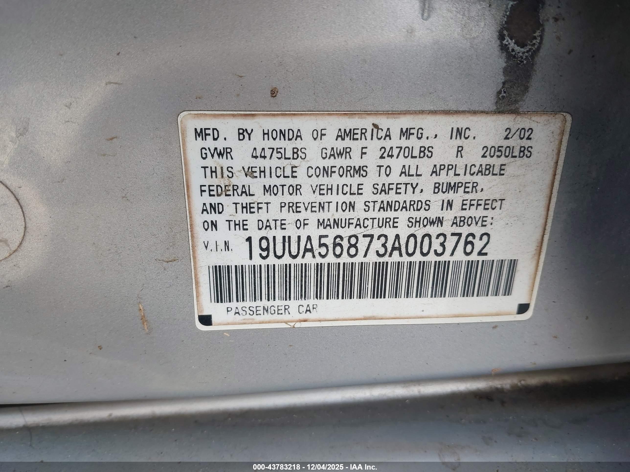 ACURA TL image 9