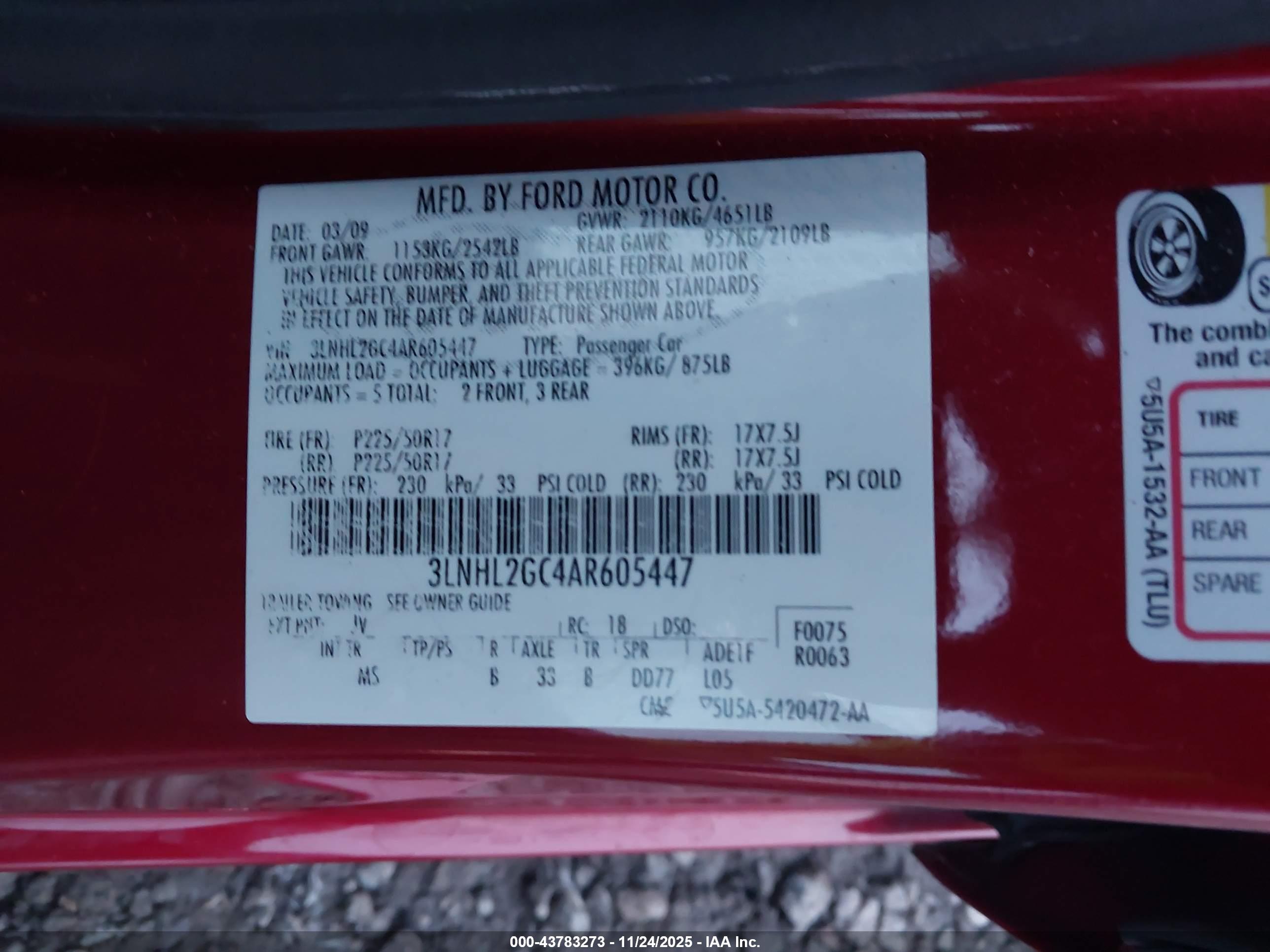 LINCOLN MKZ image 9