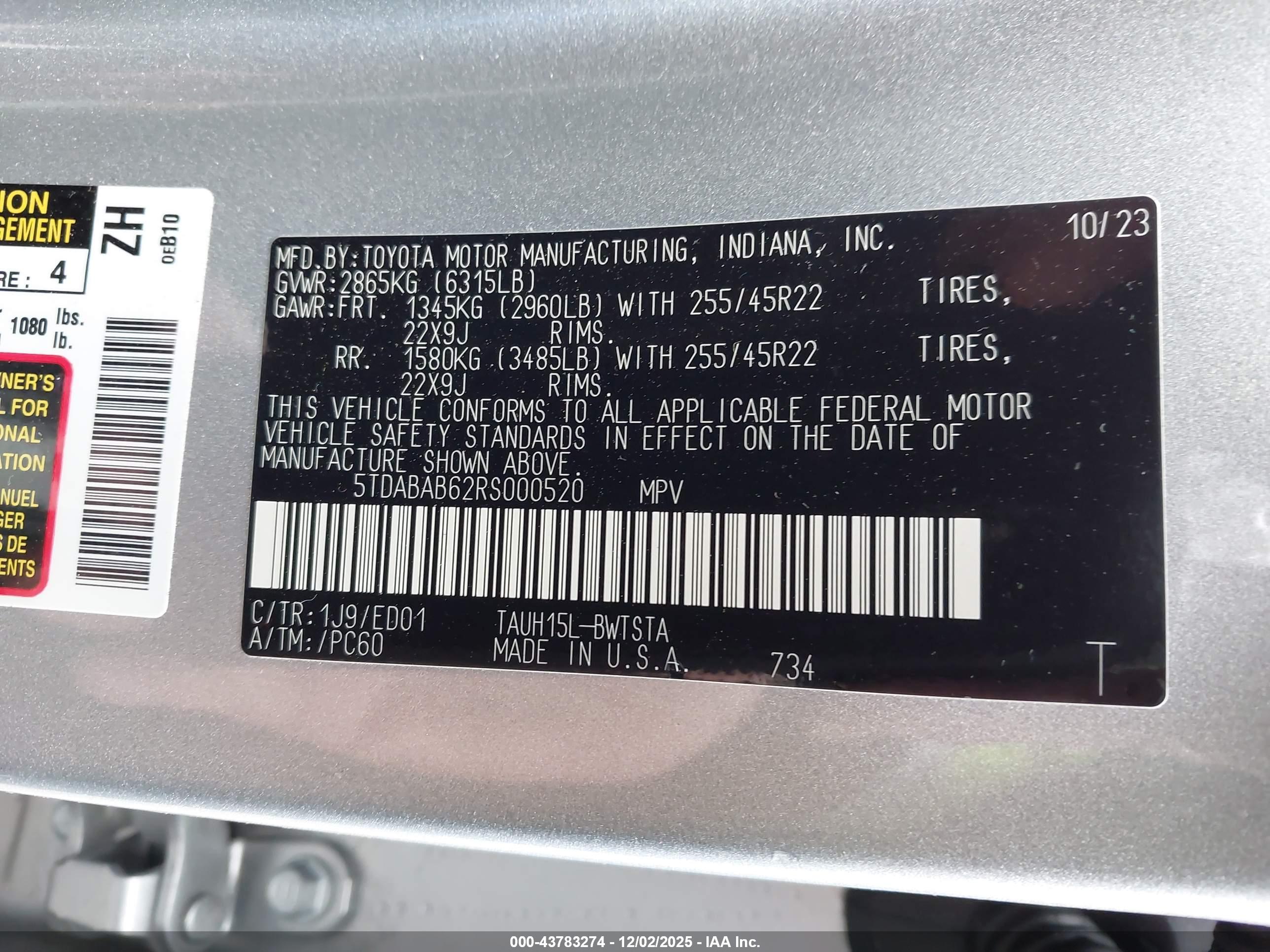 LEXUS TX image 9