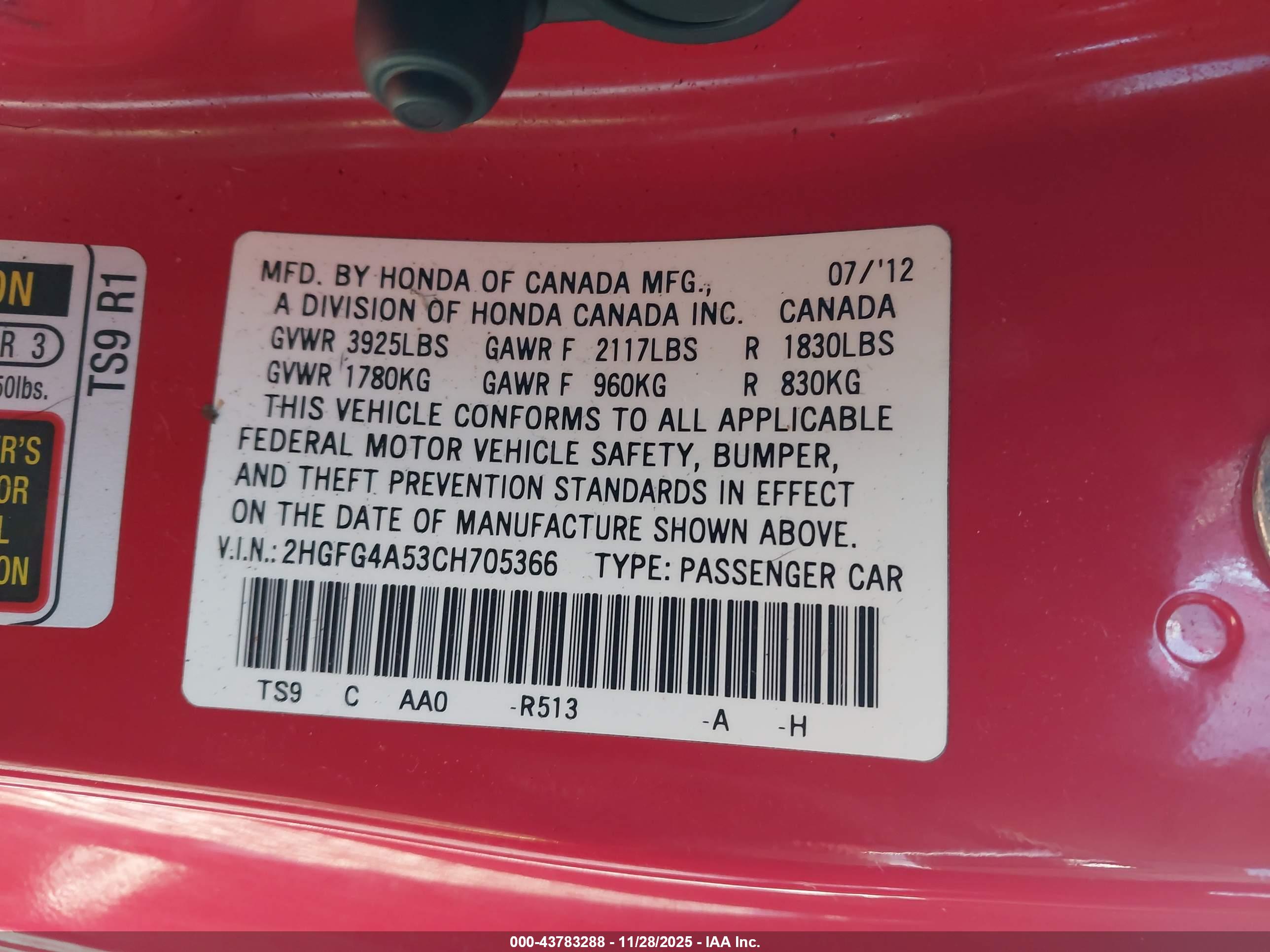 HONDA CIVIC image 9
